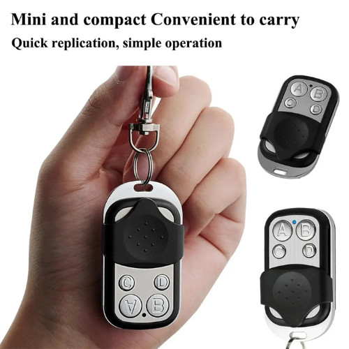 433MHz 4 Key Metal Remote Control Wireless Transmitter Lock Unlock
