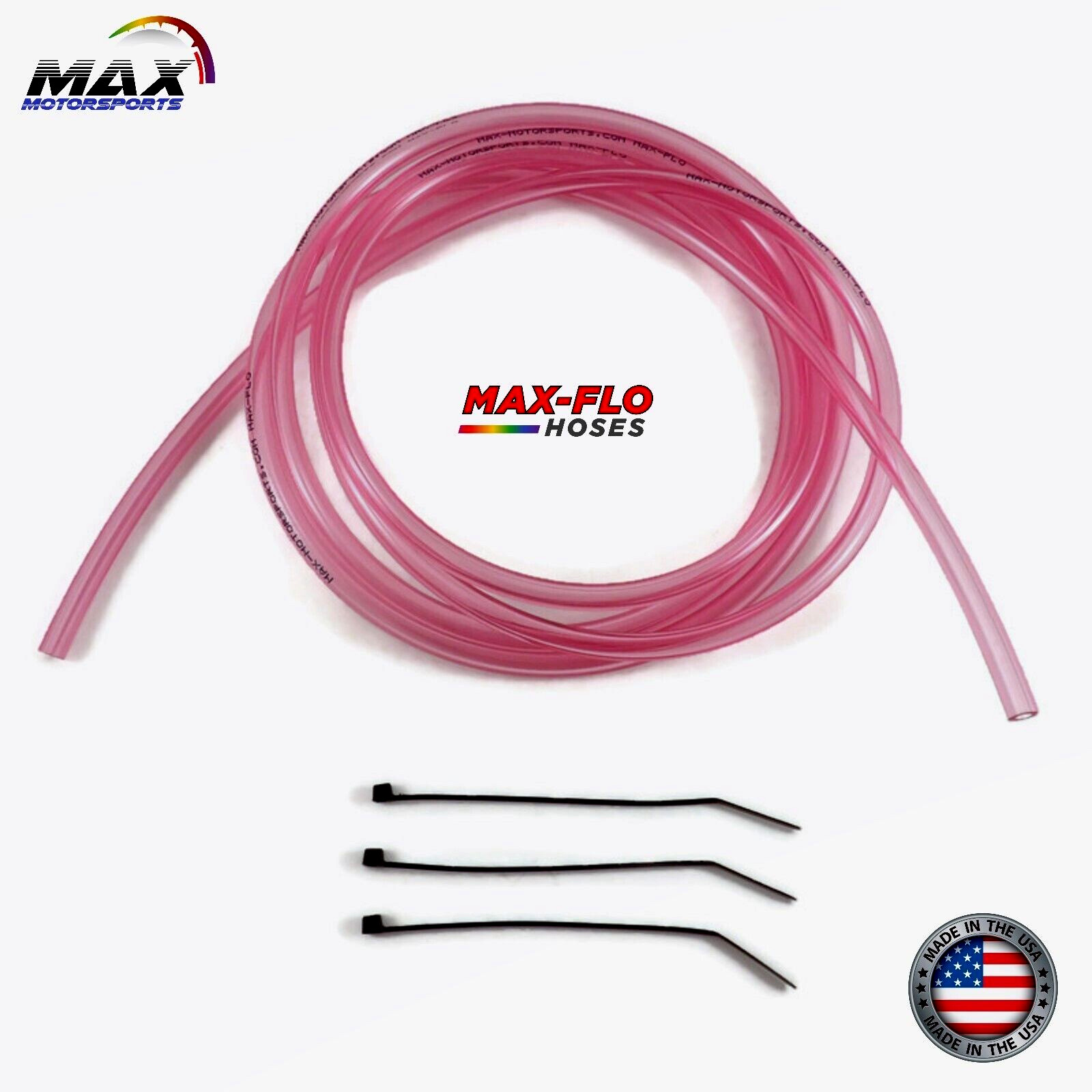 CUSTOM – 6’ each x 1/8” (3.2mm) ID CLR PINK, CLR BLUE, CLR YELLOW, NEON PINK