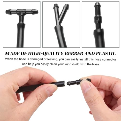 30 Car Windshield Washer Hose Kit 4M 13Ft Black 1.0 Count Electronic Gadget