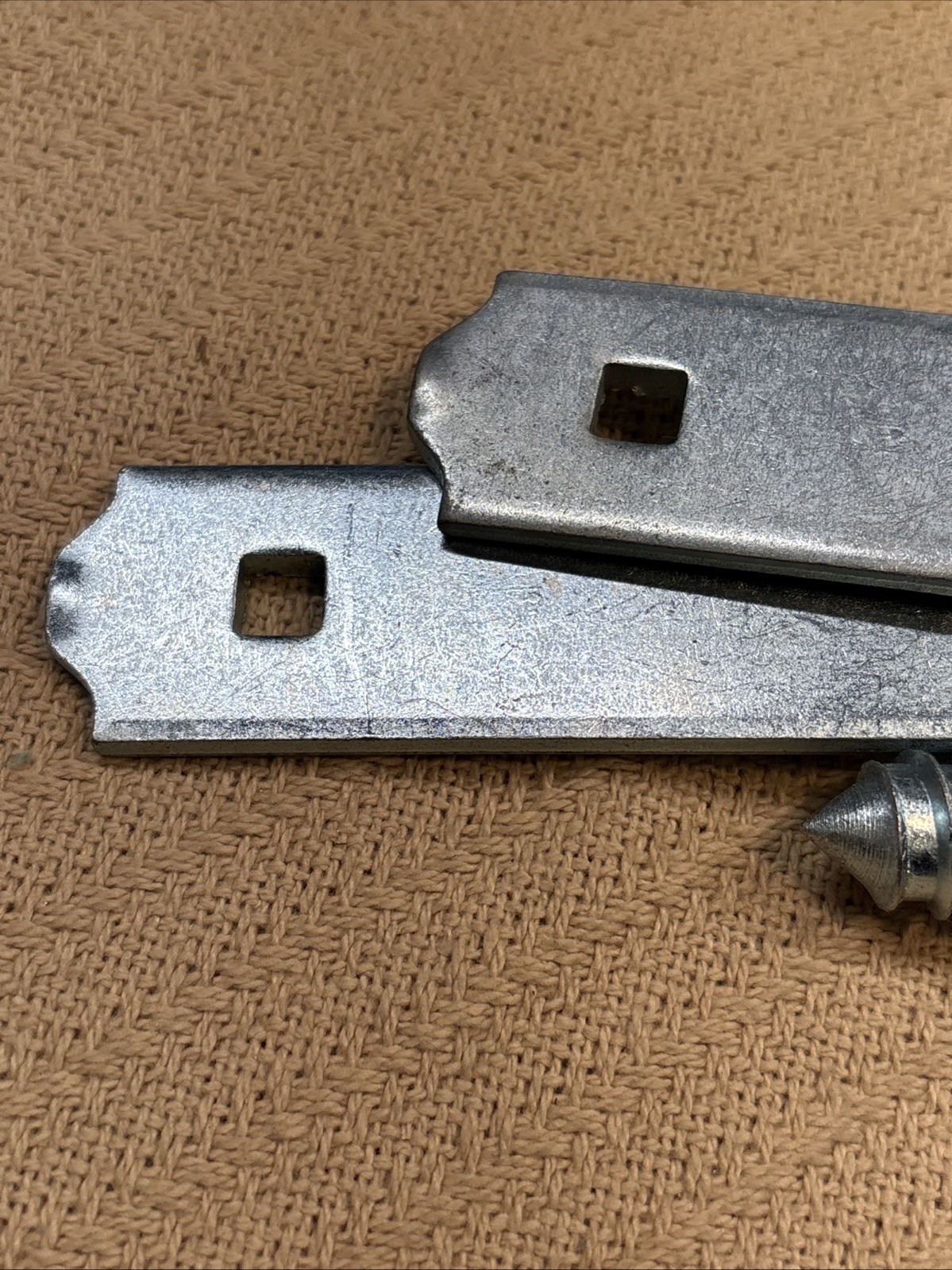 2 Screw Hook And Strap Hinge Combo Zinc Plated Steel Hinge Measures 8 1/2 Inches