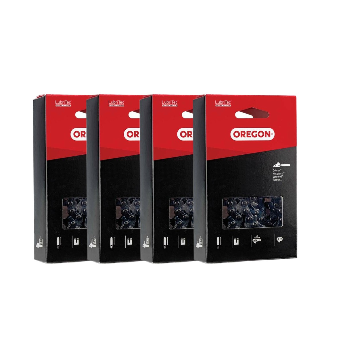 4PK Oregon 72TXL091G 28″ Chain for Husqvarna 585550091 591119491 H46-91 H47-91