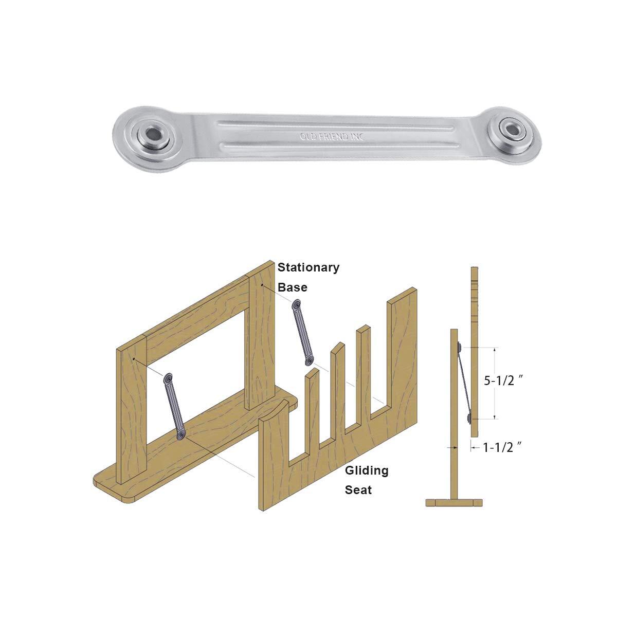 L Continue Glider Bearing Arm Bracket Replacement Hardware Rocker Parts – 7 I…