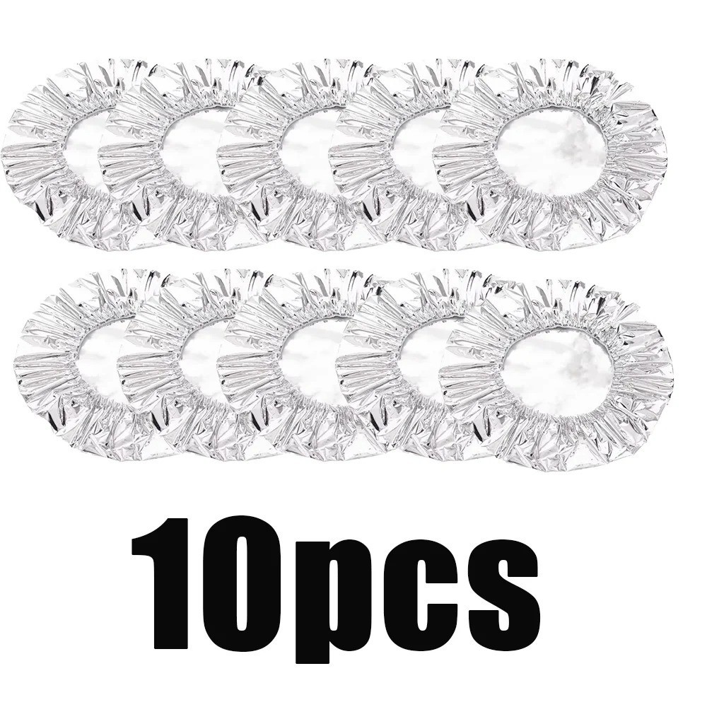Reusable Aluminum Foil Bowl Covers 10-60PCS Heat Insulation Food Cover Lids