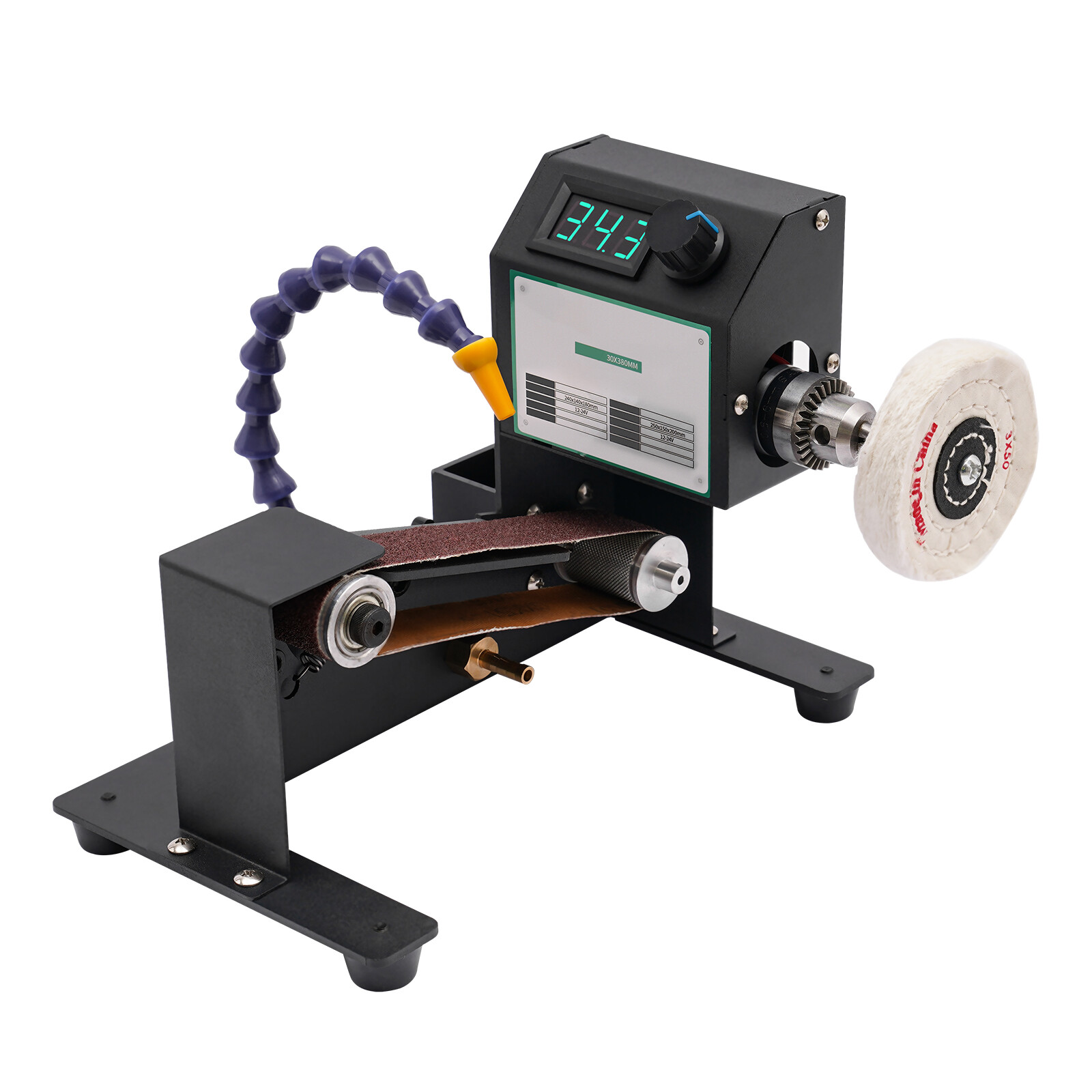 DIY Mini Electric Belt Grinder Machine Grinding Polishing Abrasive Belts Sander