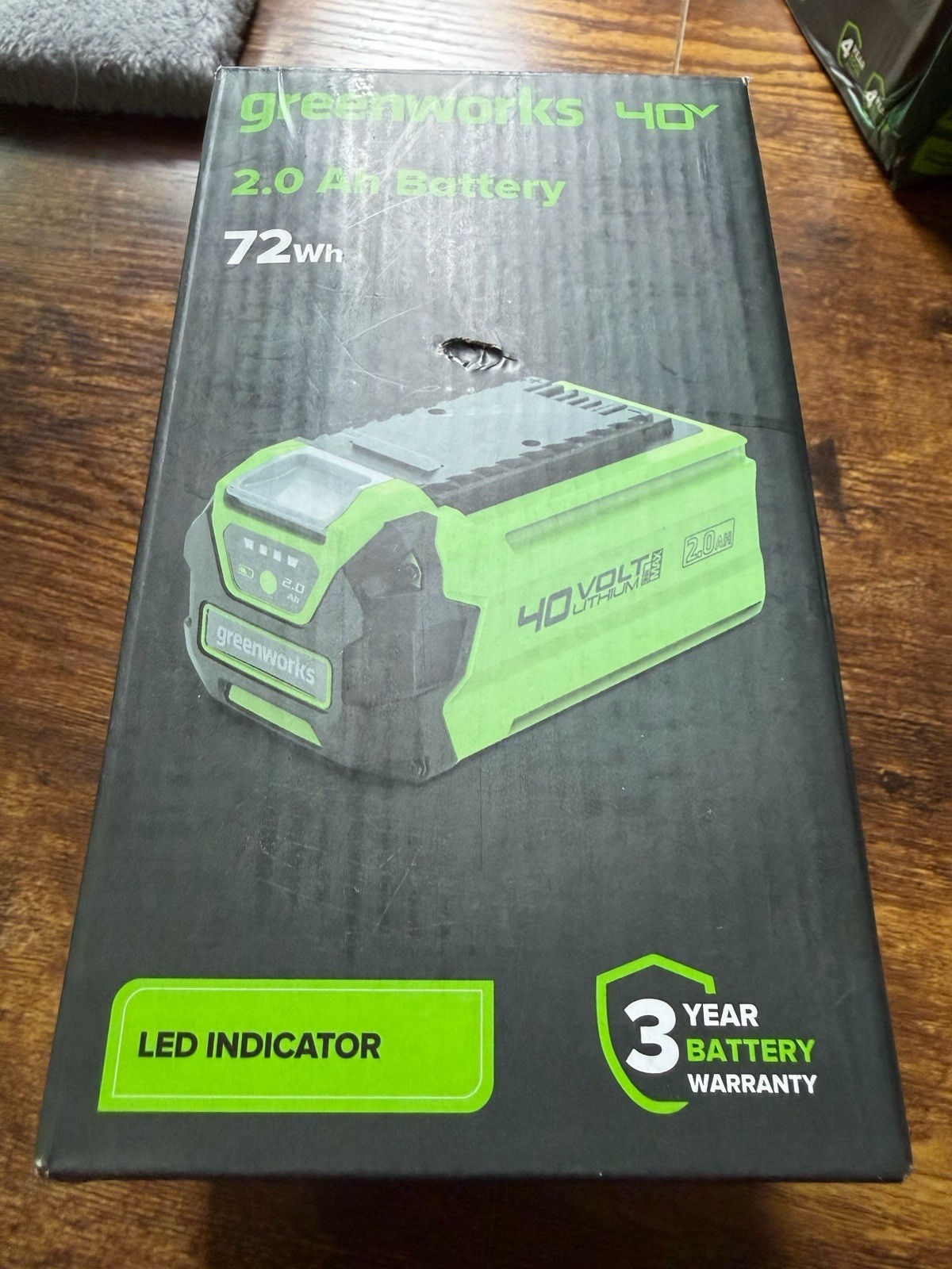 Greenworks Powerall 2.0 Ah 48 Watts Max Battery Open Box