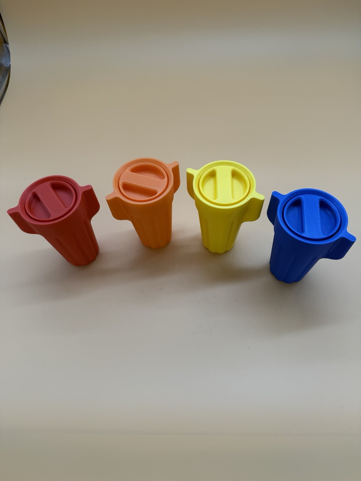 Large and XXL Winged Wire Nut Style Storage Container With Lid in Any Color