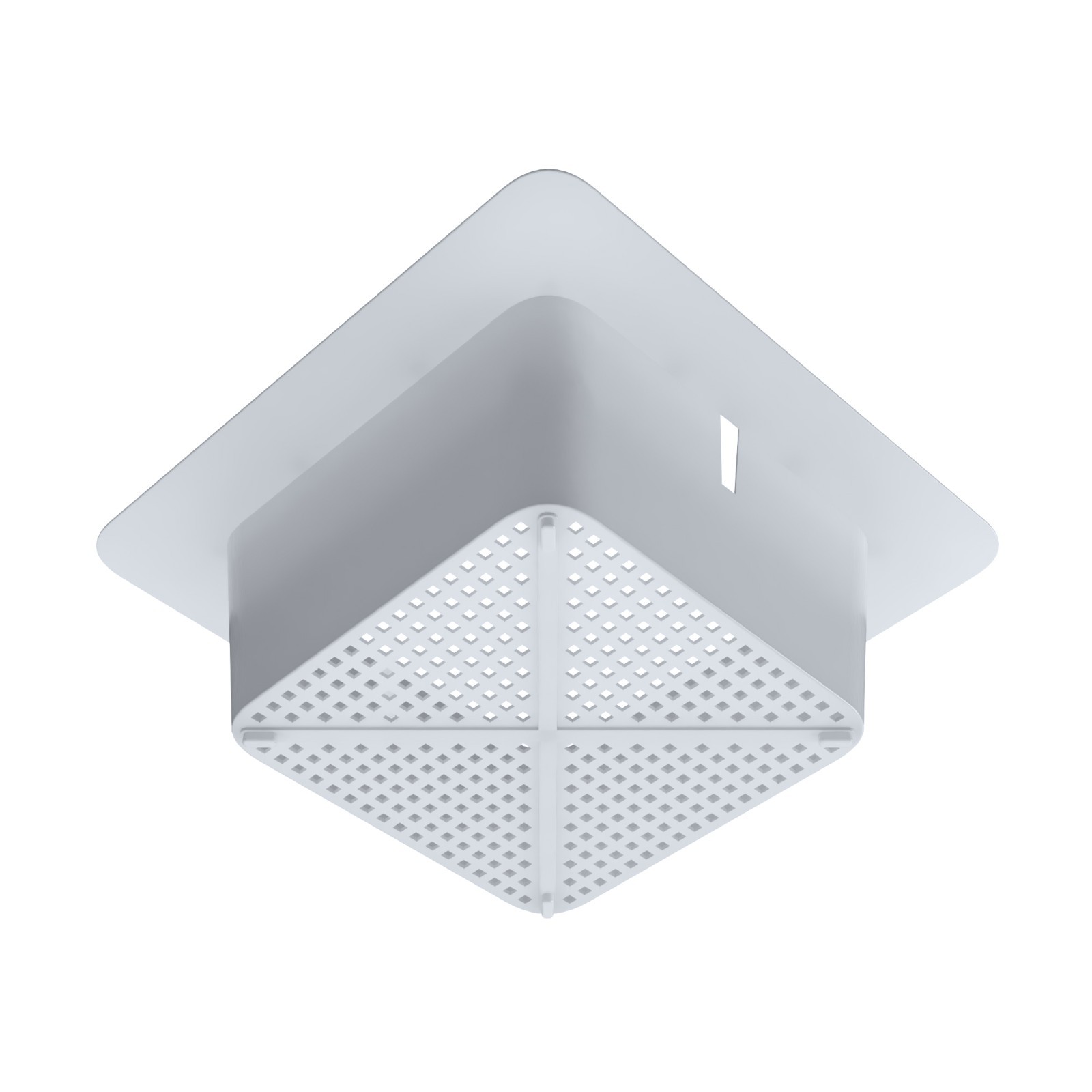 AmGood Flanged Plastic Floor Drain Strainer 11-3/4 in. x 11-3/4 in. x 4-3/16 in