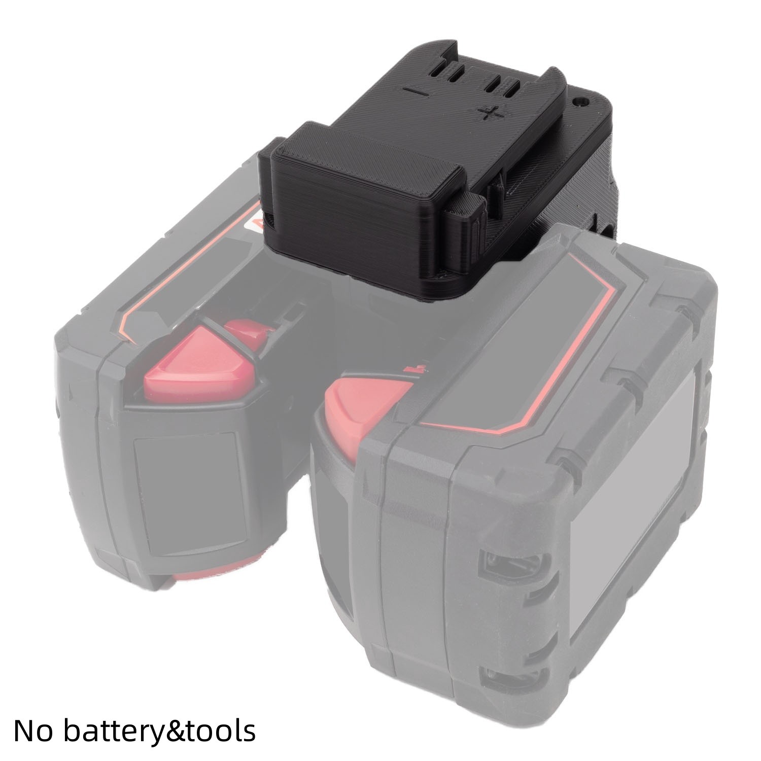 2 IN 1 Double Battery Adapter for Milwaukee 18V Battey to 18V Cordless Tools NEW