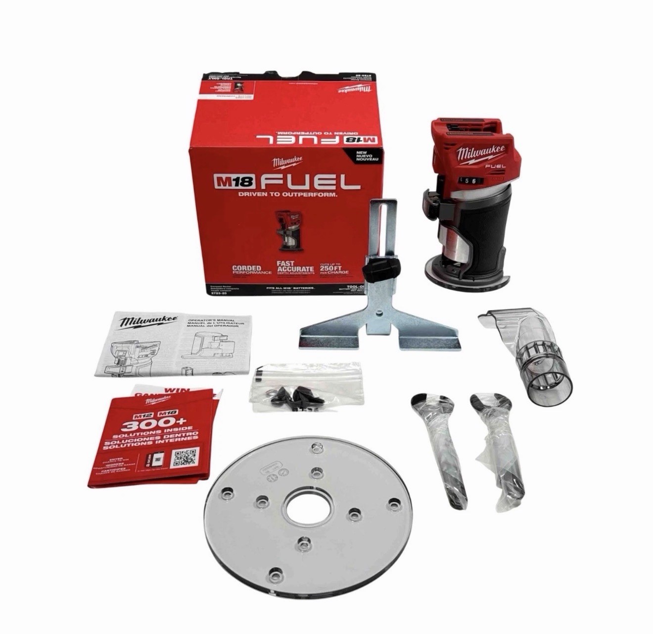 Milwaukee 2723-20 M18 FUEL Compact Router (Bare Tool)