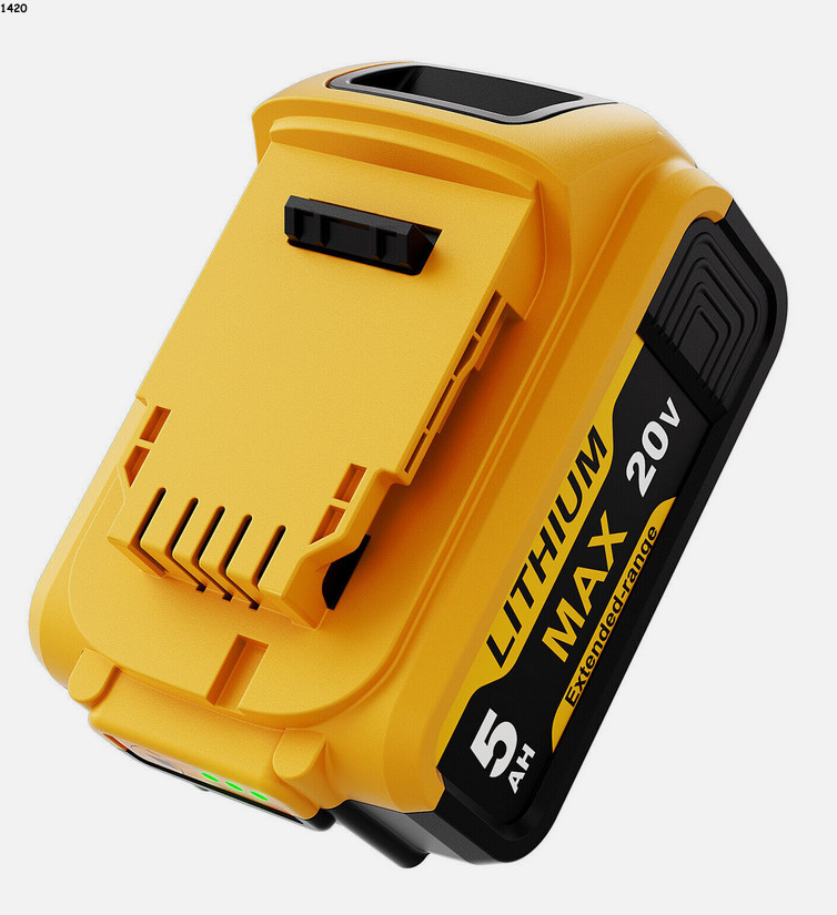20 Volt For DeWalt 20V Max XR 5.0AH Lithium ion Battery Pack DCB206-2 DCB205 New