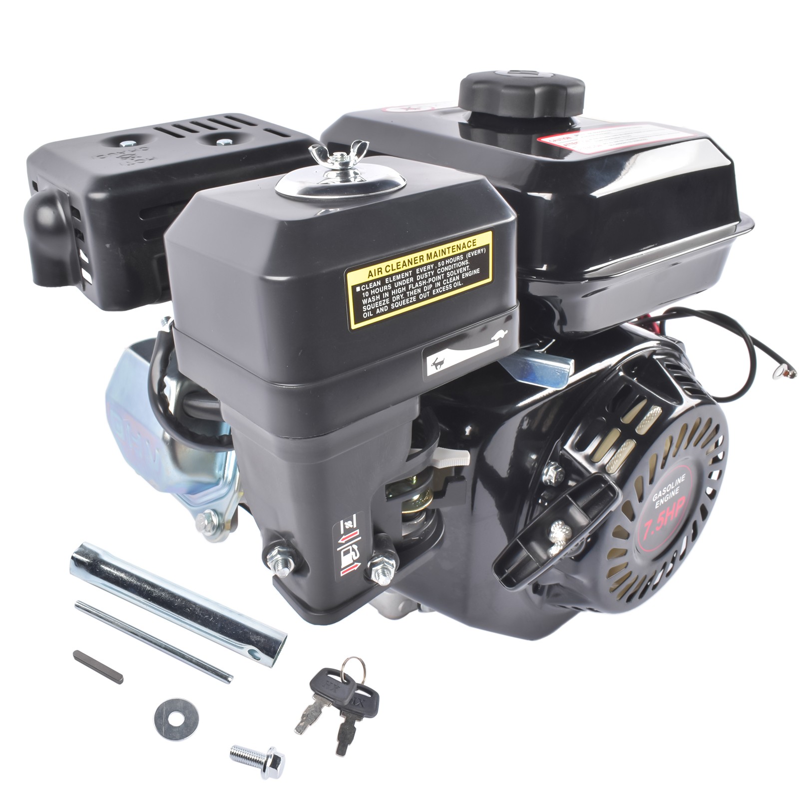 7.5HP Electric Start Horizontal Engine 4-Stroke 212CC Go Kart Gas Engine Motor