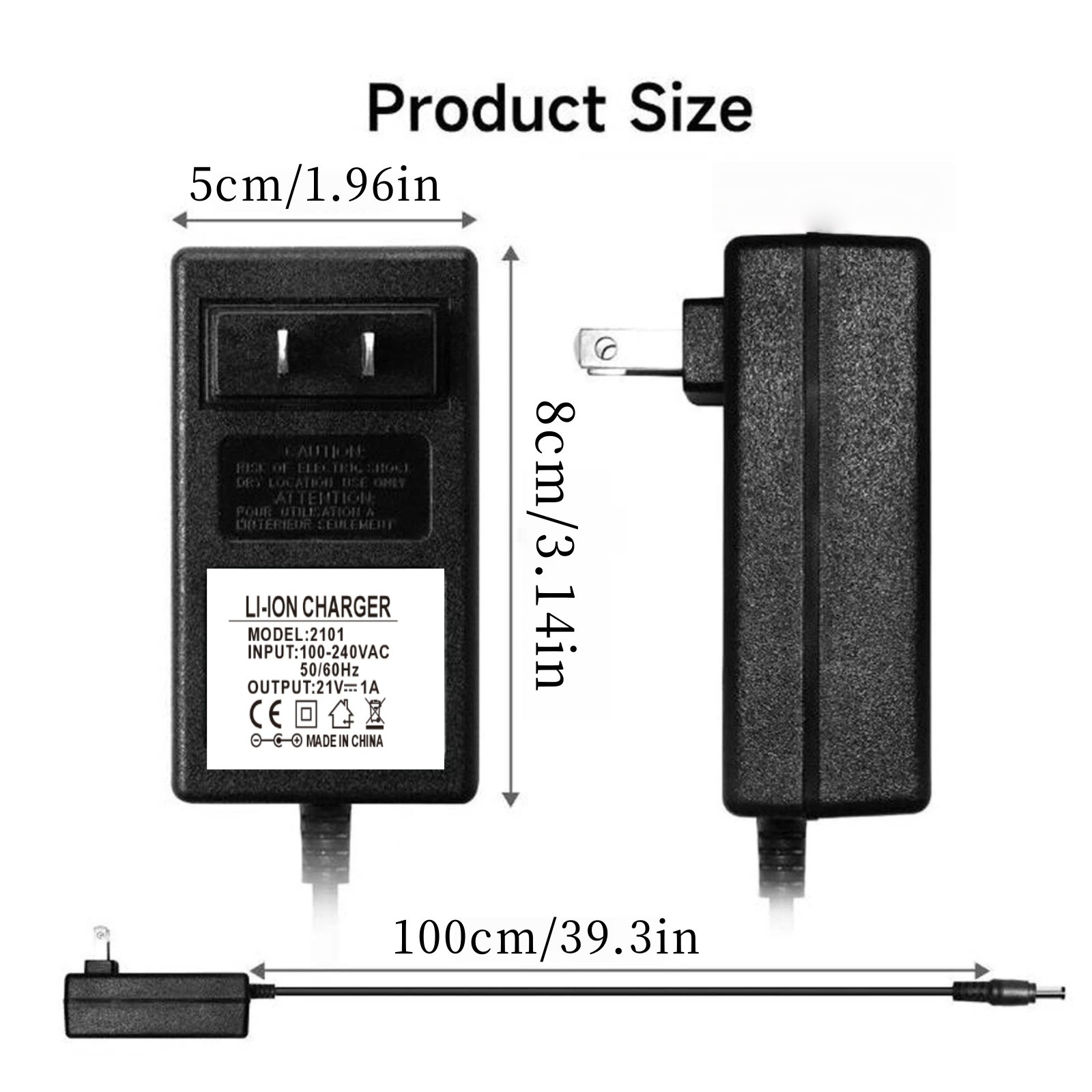Universal Battery Charger Perfect For Most 20V 21V Power Tools Battery Pack