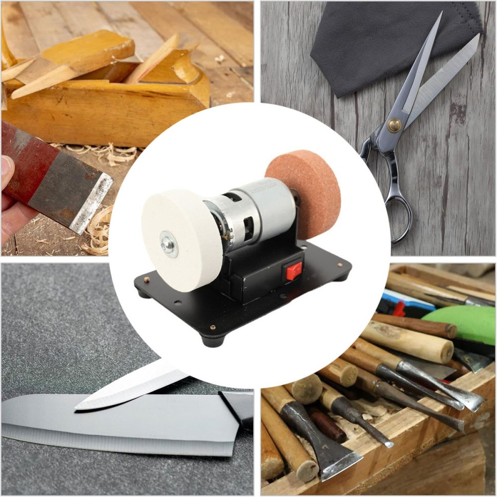 Electric Benchtop Sander 96W Mini Grind Sander Bench Grinder Sanding Machine DIY