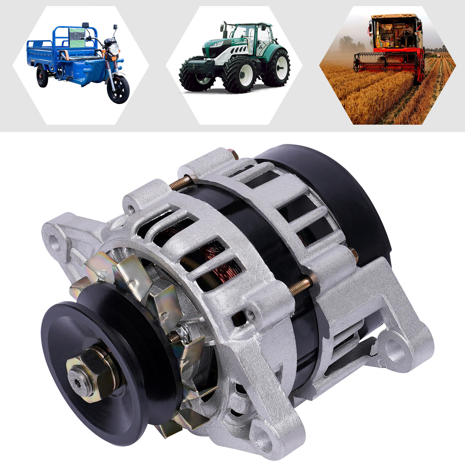 2000W Brushless Permanent Magnet Generator DC PMA Low Rpm Alternator Charging US