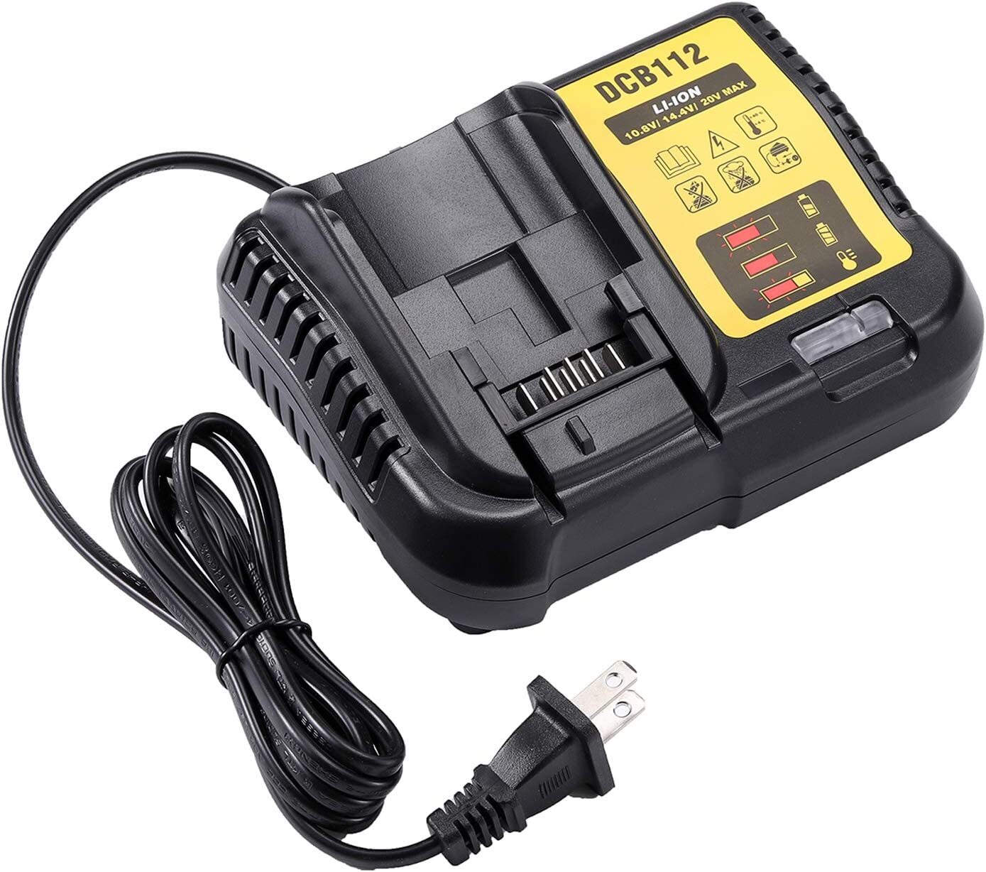 for Dewalt DCB112 12V-20V Li-Ion Battery Charger DCB101 DCB105 DCB107 DCB115