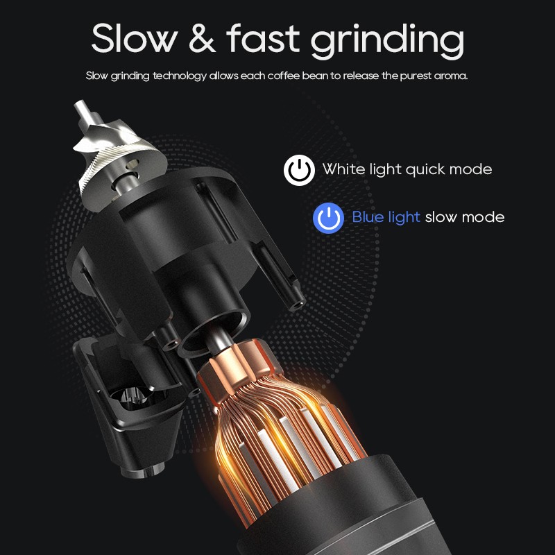Hibrew G5 48mm Conical Burr Grinder Compact Portable for Espresso Coffee US