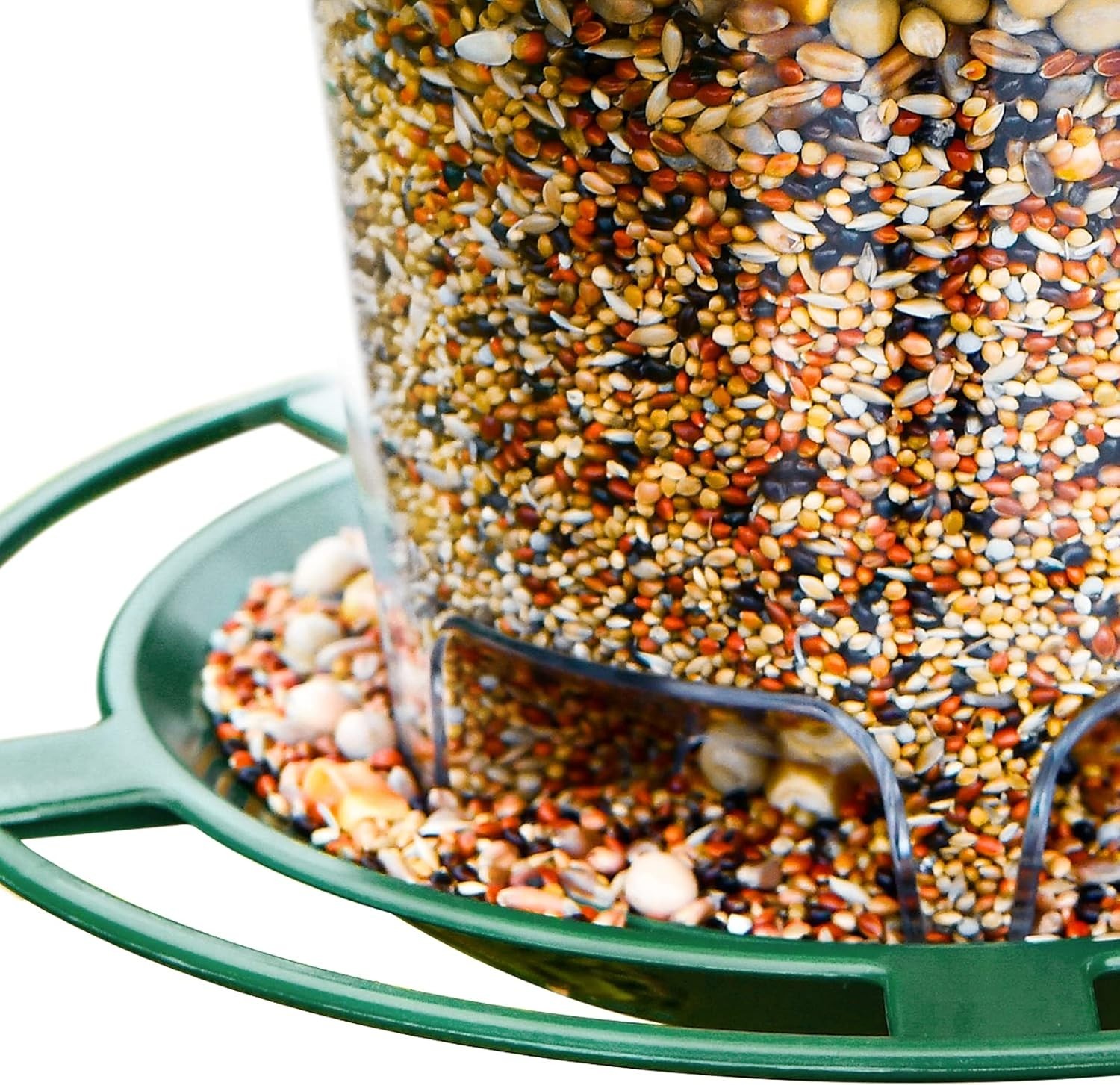 Squirrel-Proof Outdoor Hanging Bird Feeder – 2.9 lb Seed Capacity in Green