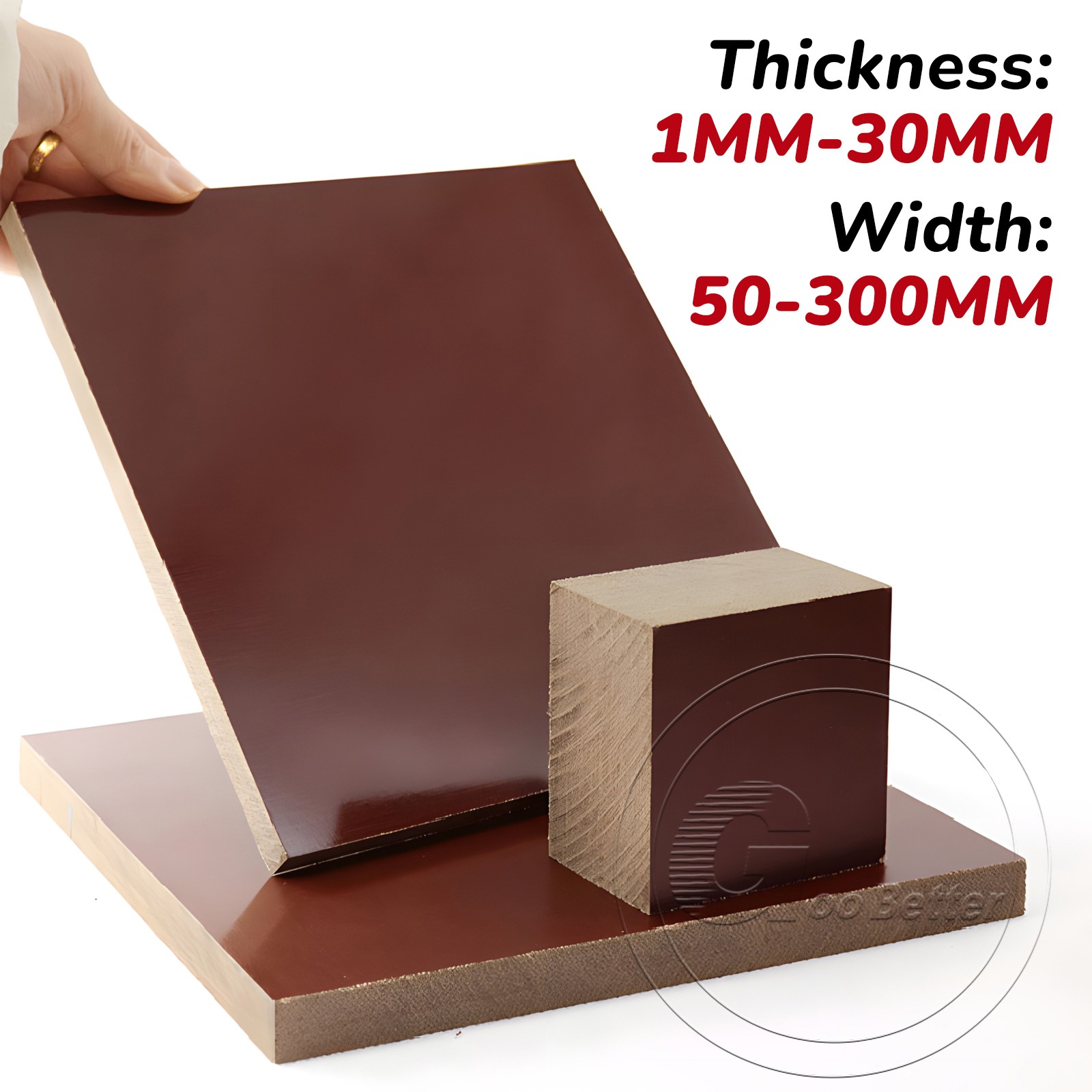 Bakelite Phenolic Resin Sheet Plate CNC Insulation Electrical Board 1-30mm Thick
