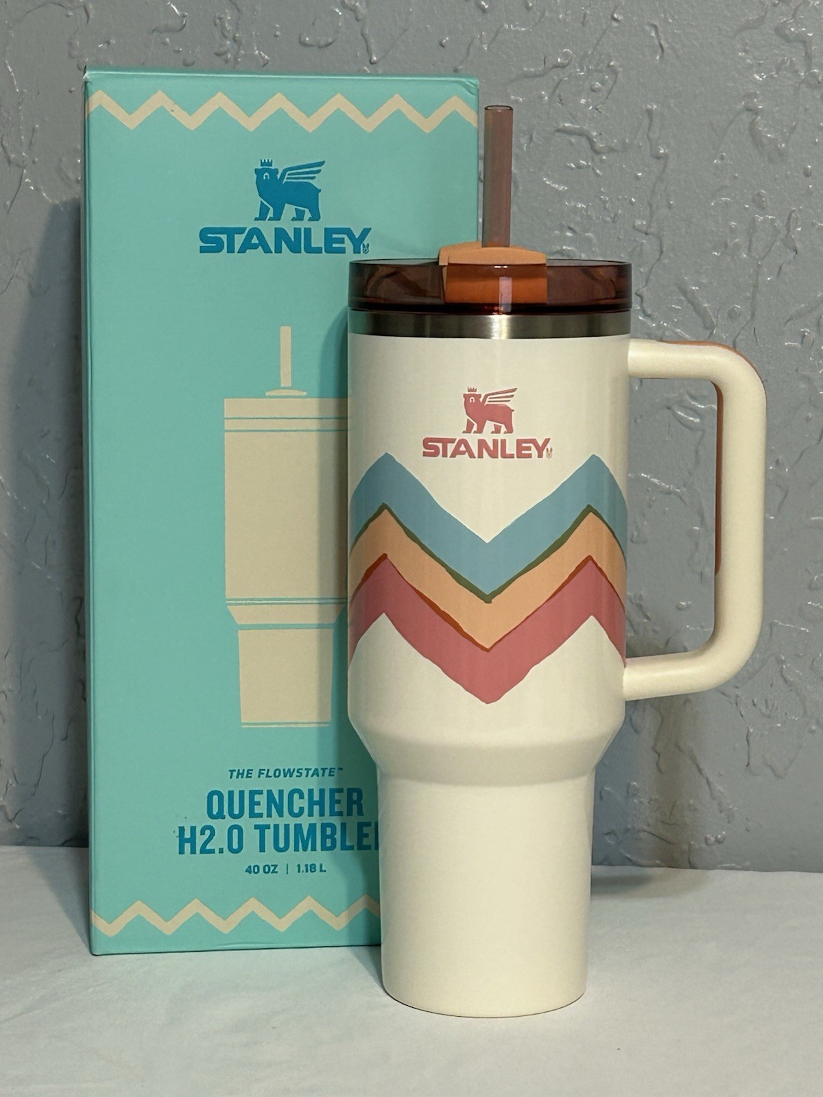 NIB Stanley 40 oz Quencher H2.0 FlowState Tumbler Easter Egg-cellence