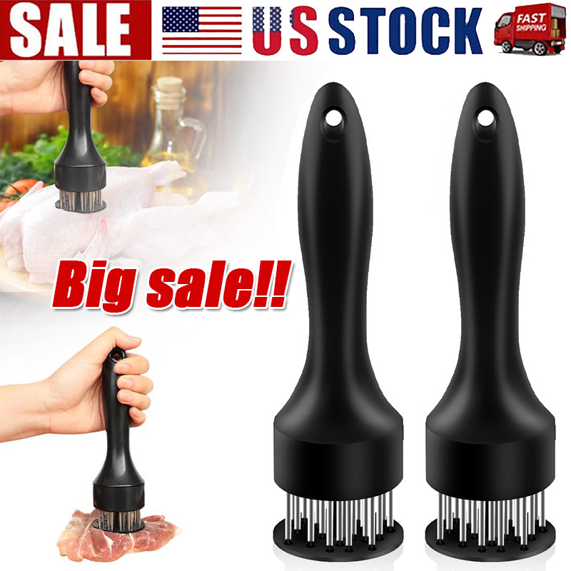 Meat Tenderizer Tool 21Needles Stainless Steel for Tenderizing Kitchen Tool USA