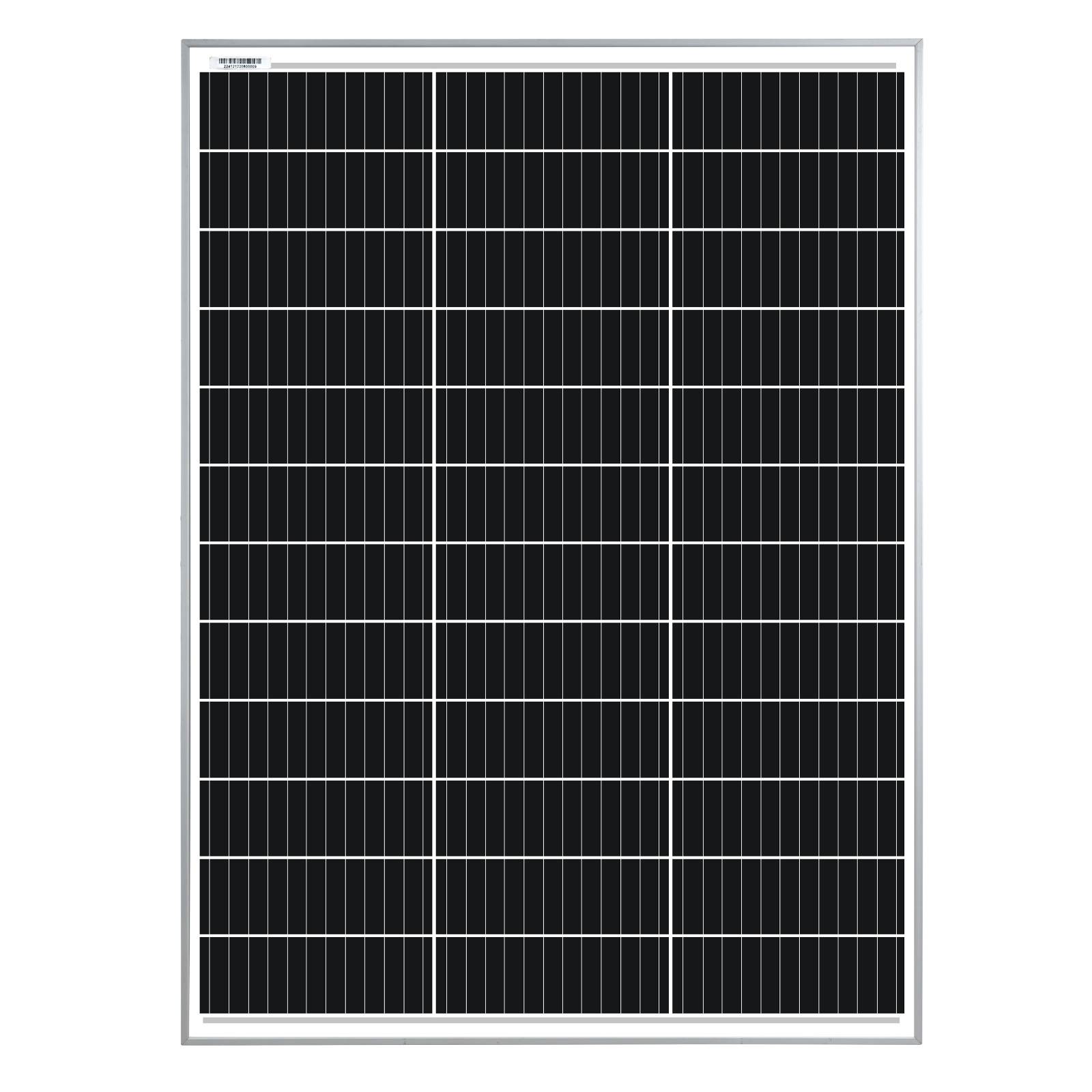 200W Bifacial Solar Panel 18V N-Type Mono PV RV Home Off-Grid Battery Charging