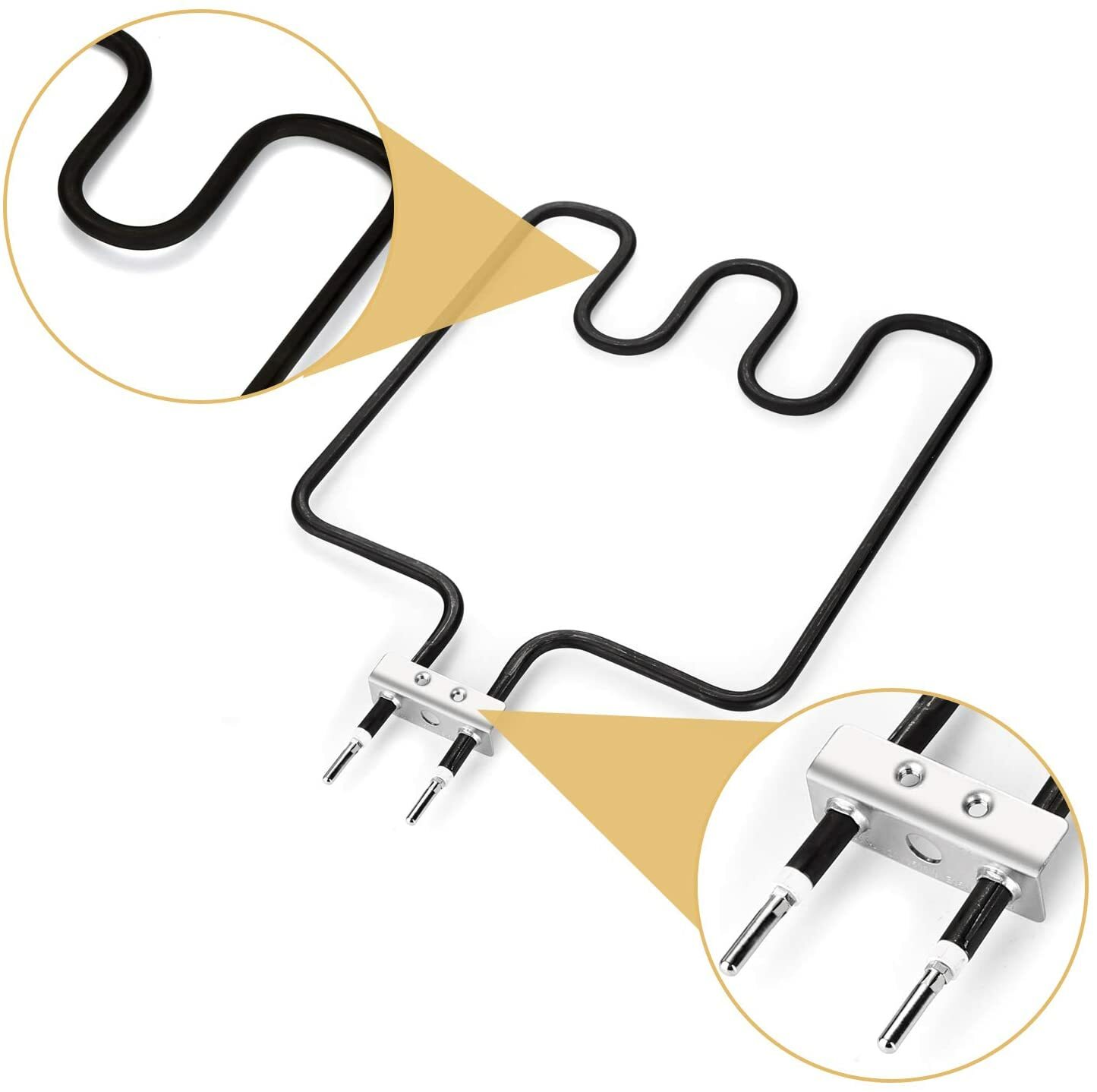 1500W Electric Smoker Grill Heating Element Replacement Part & Cord Controller