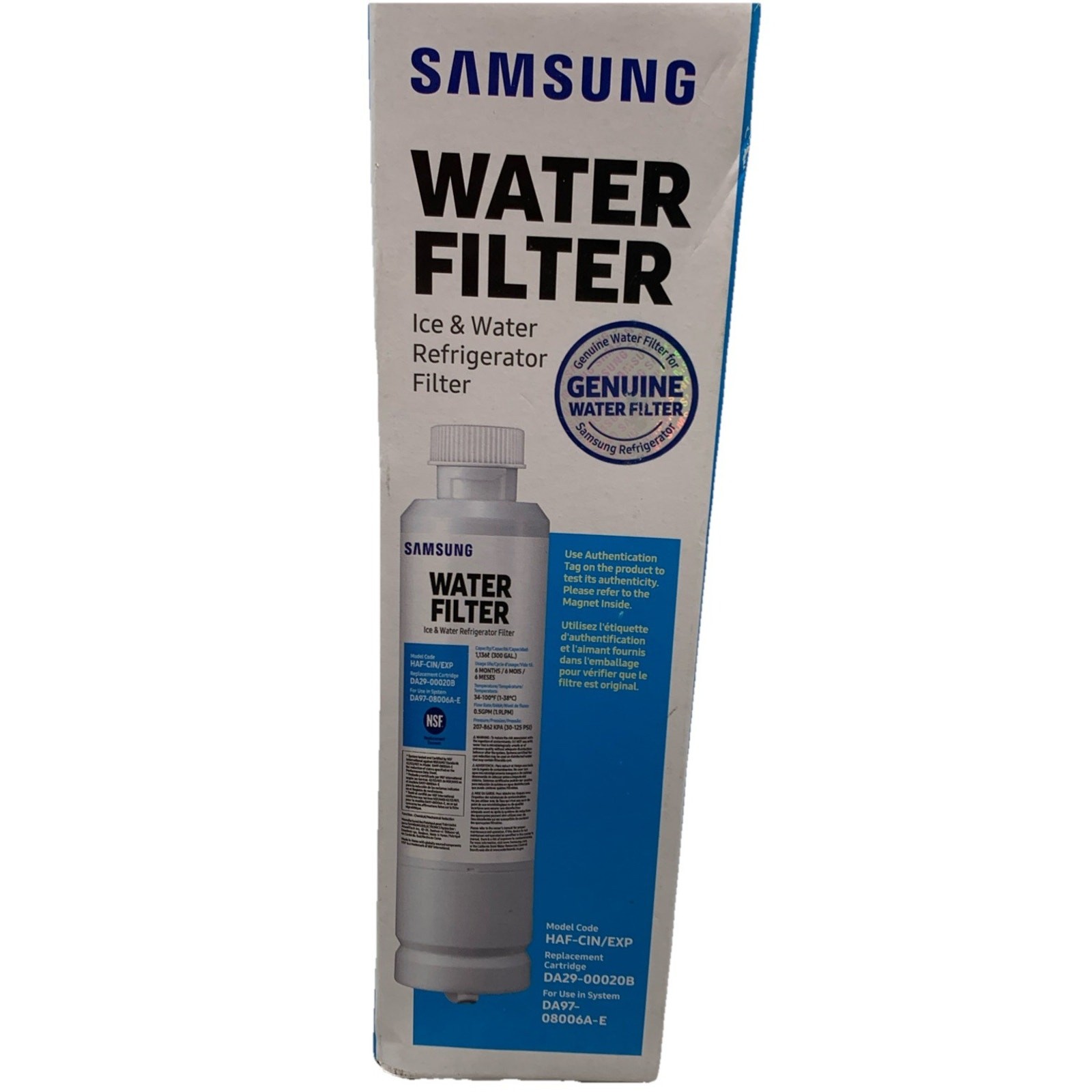 Samsung DA2900020B2 filter For Refrigerator {G6A}
