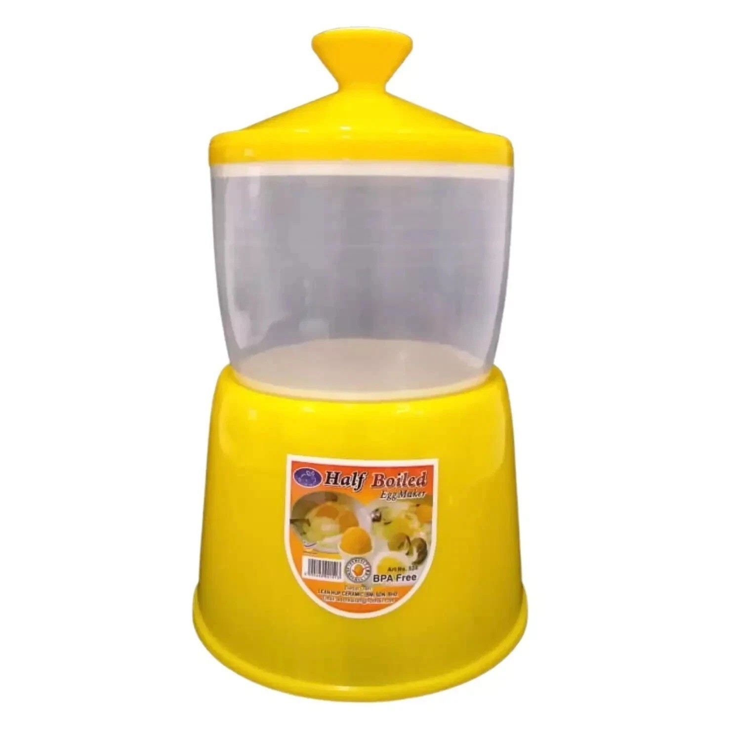 Malaysia Half Boiled Egg Cooker Maker Yellow Easy Breakfast Kitchen Tool