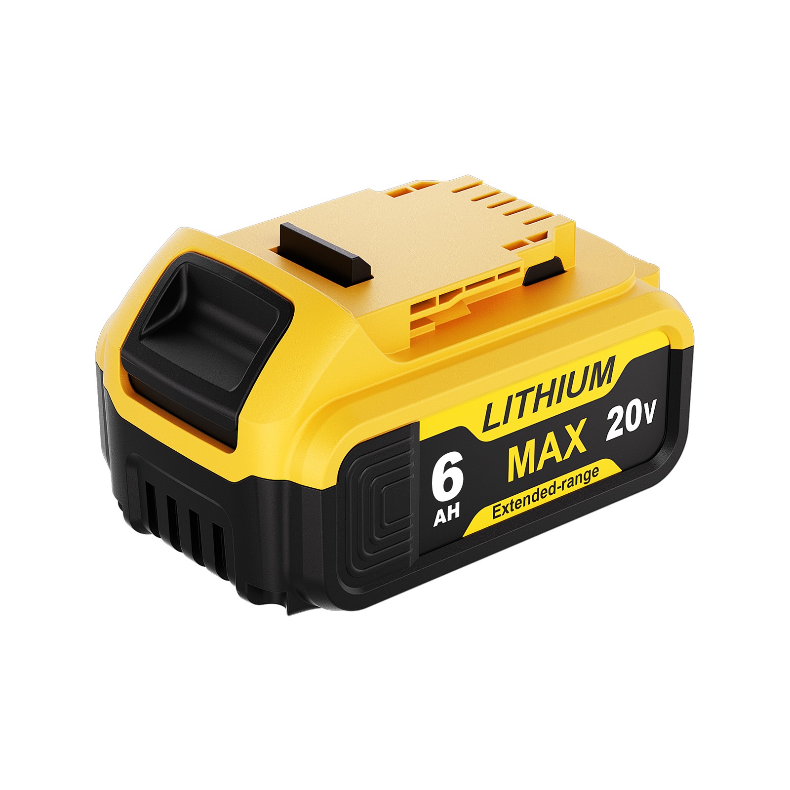 Pack For DeWalt 20V 20 Volt Max 5.0/6.0AH Lithium Ion Battery DCB206-2 DCB205-2