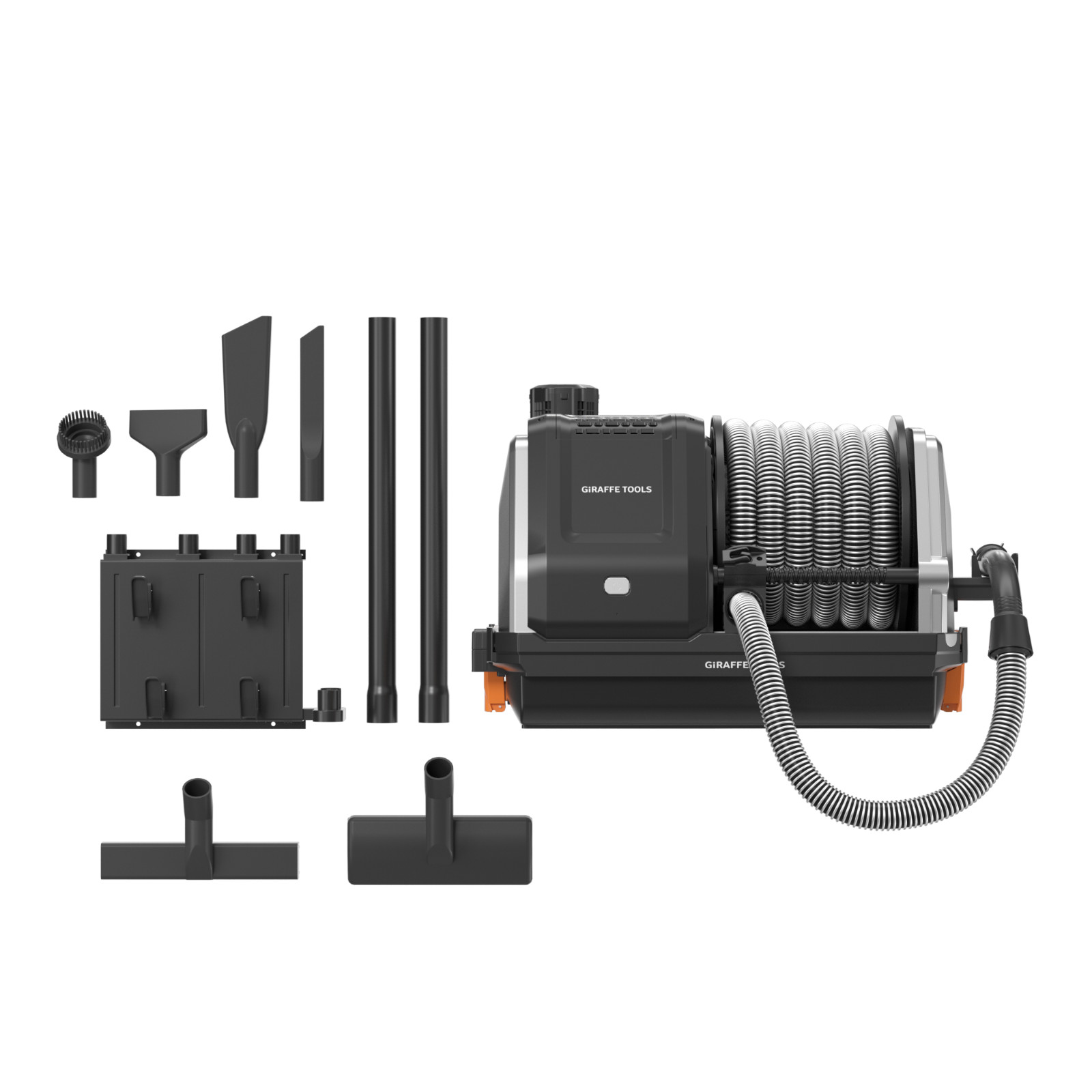 Giraffe Tools 1200W Wet Dry Vacuum Cleaner with 30FT Retractable Hose Wall mount