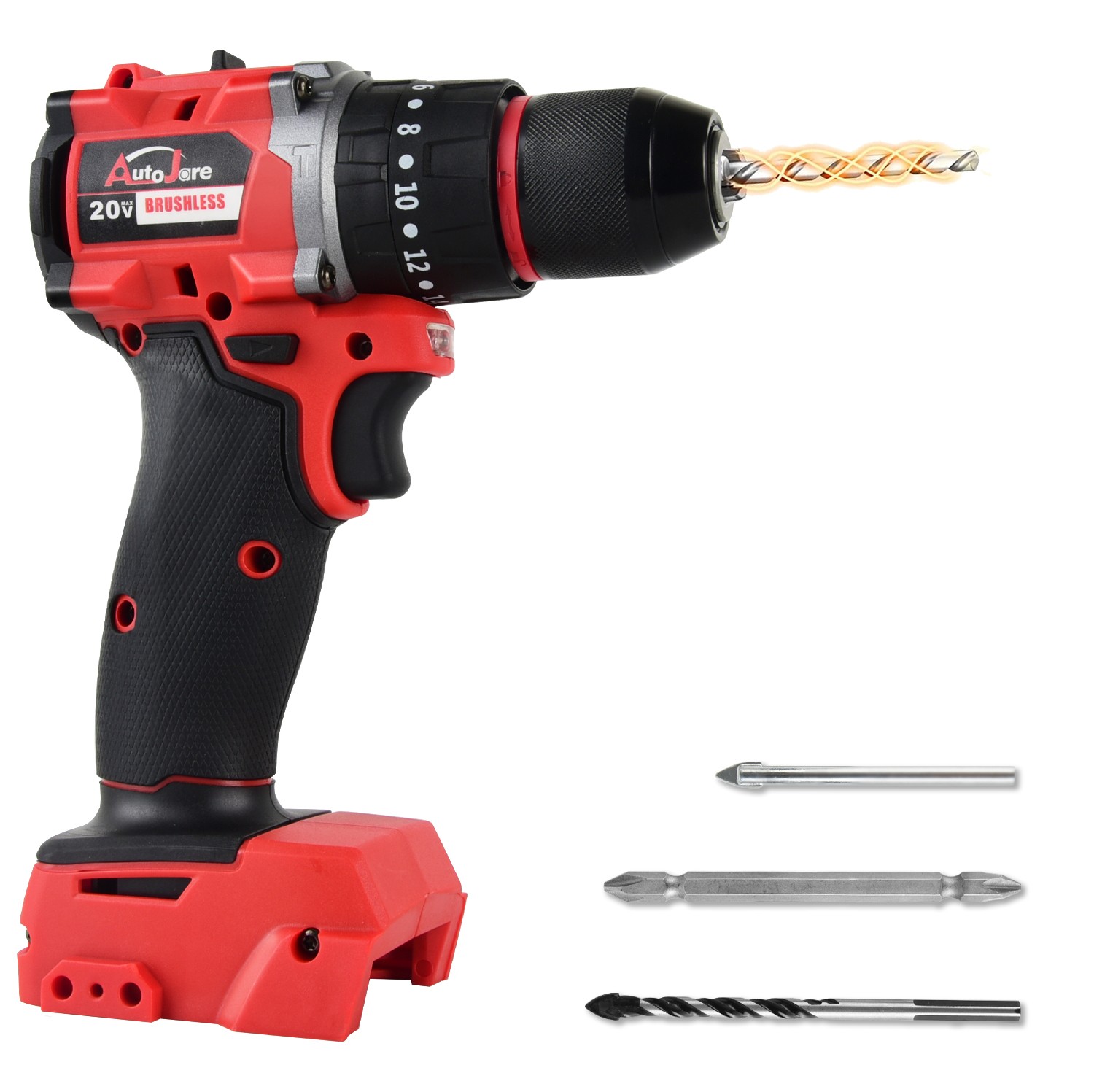 Cordless Brushless 3/8-inch Drill Driver for Milwaukee M18 18V Battery TOOL ONLY