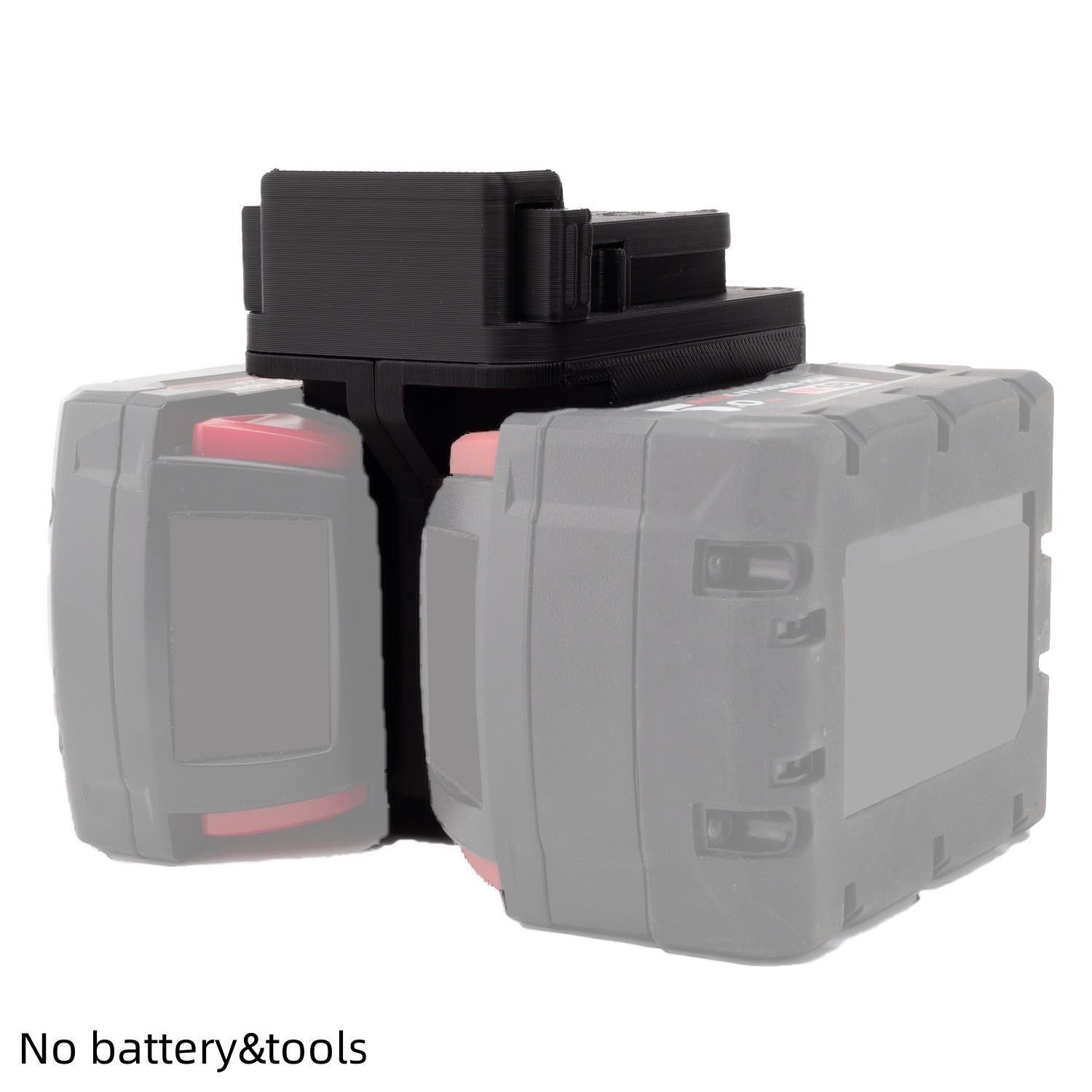 2 IN 1 Double Battery Adapter for Milwaukee 18V Battey to 18V Cordless Tools NEW