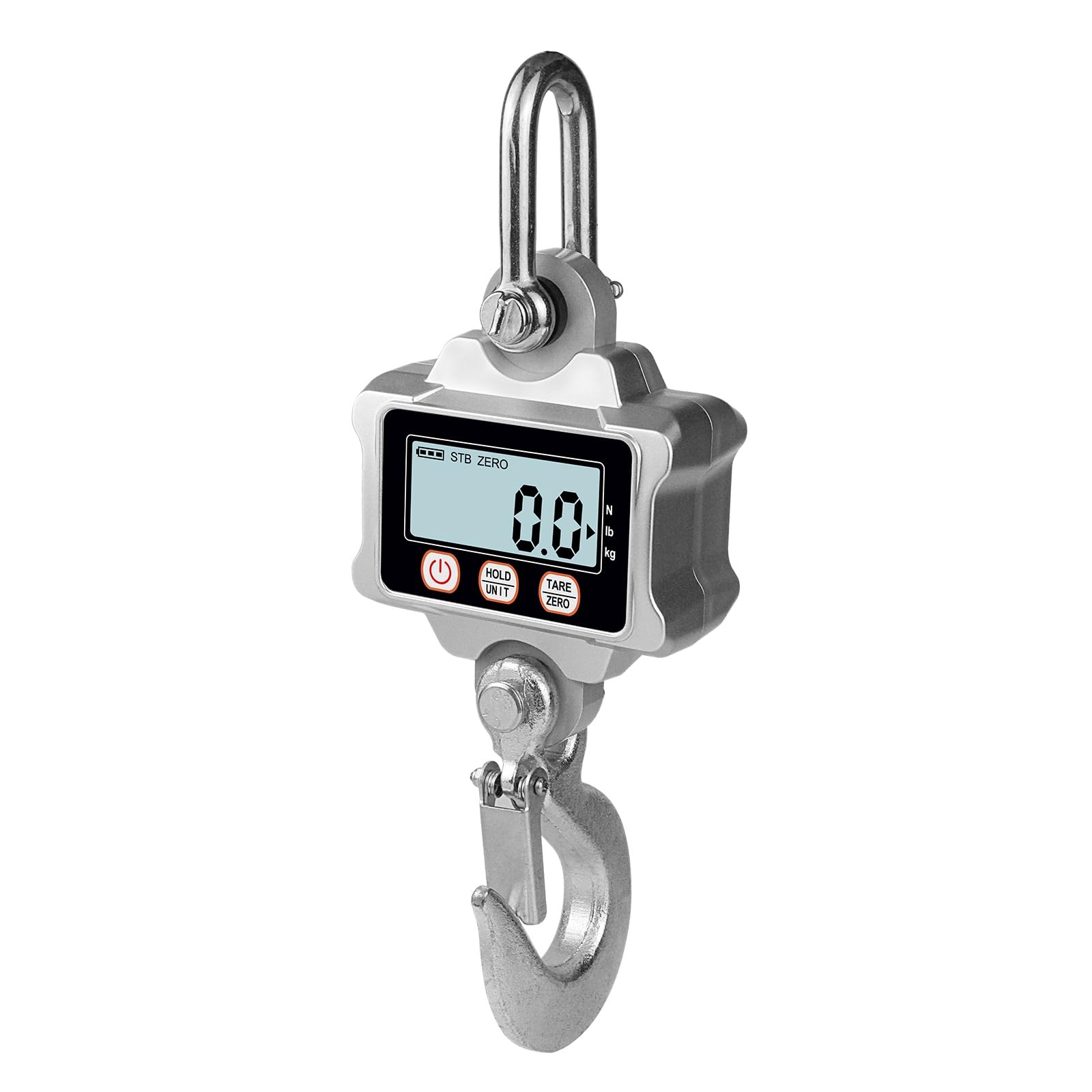 Hyindoor Digital Crane Scale 1000kg/2200lb Digtal S1-1000kg/2200lb, Silver
