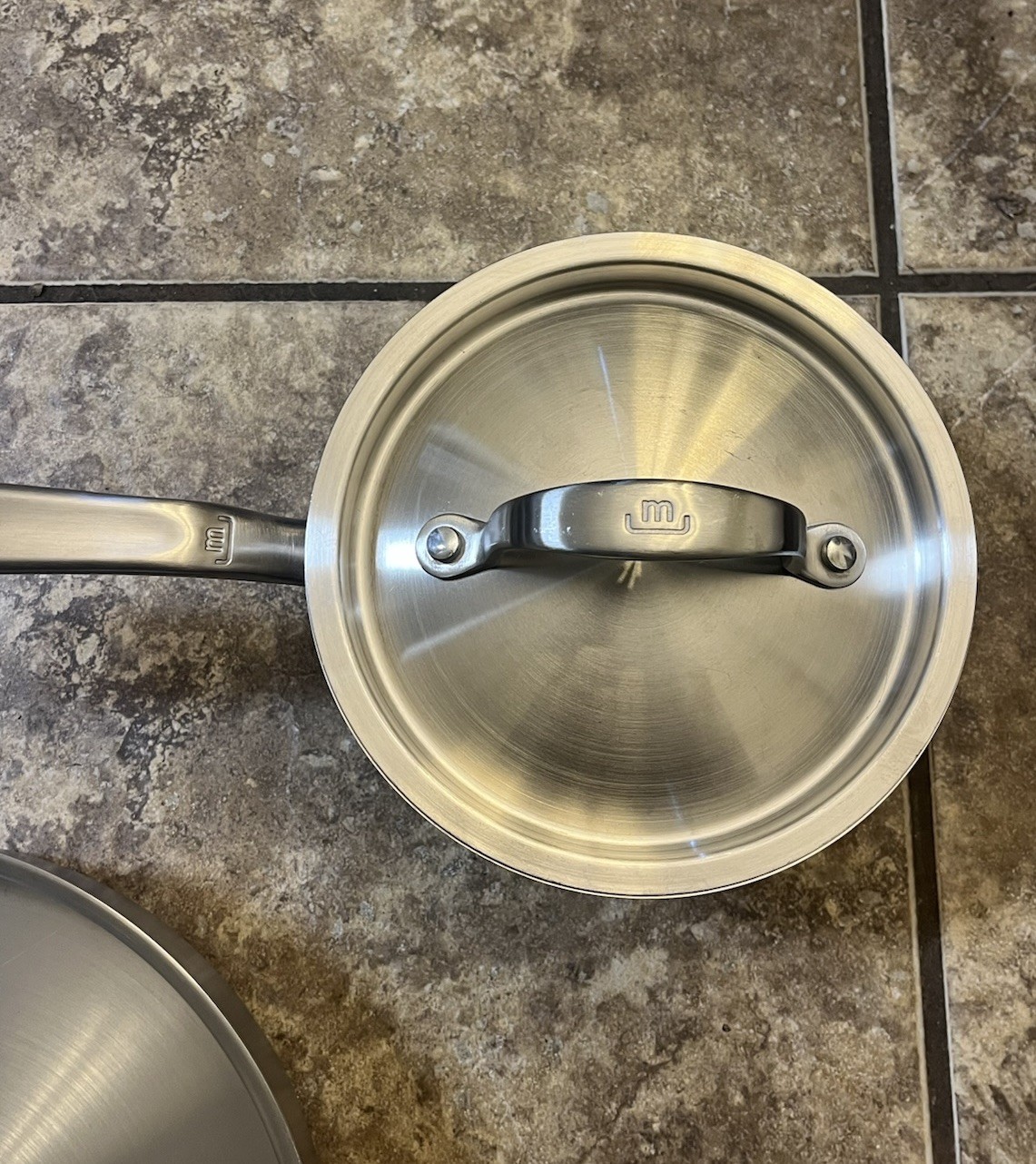 Made In Cookware Stainless 3.5 QT Saute Pan Pot & 2QT Saucepan Made-In Italy