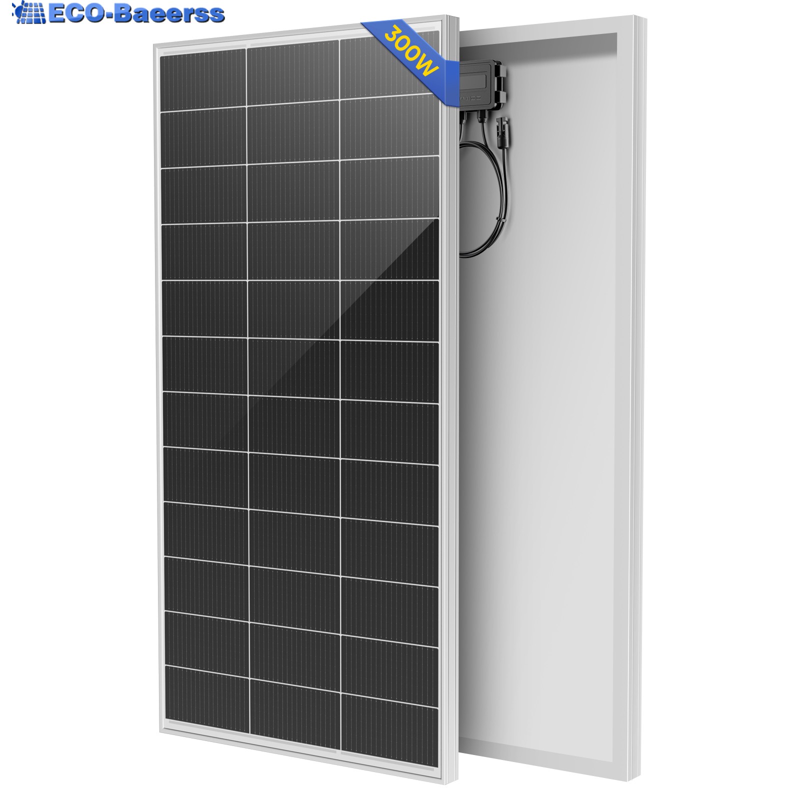 300W 600W 900W 1800W Mono Solar Panel 18BB Charg Off-Grid Battery Power RV Boat