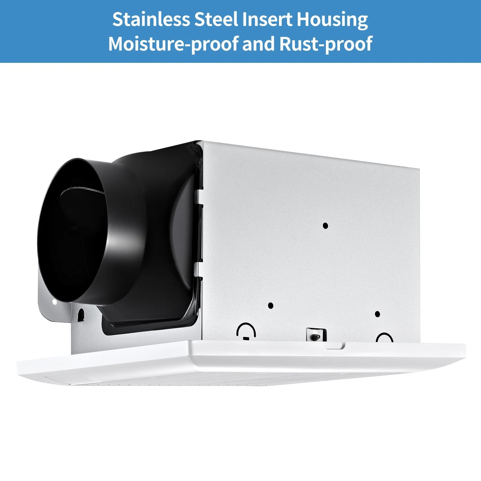 110 CFM Ultra-Quiet Bathroom Exhaust Fan 30dB Ceiling Mount HVI Certified