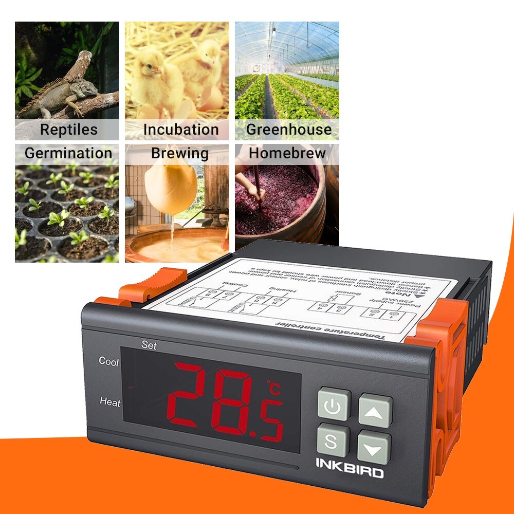 ITC-1000F 110V Digital Temperature Temp Controller Thermostat + NTC Sensor Probe