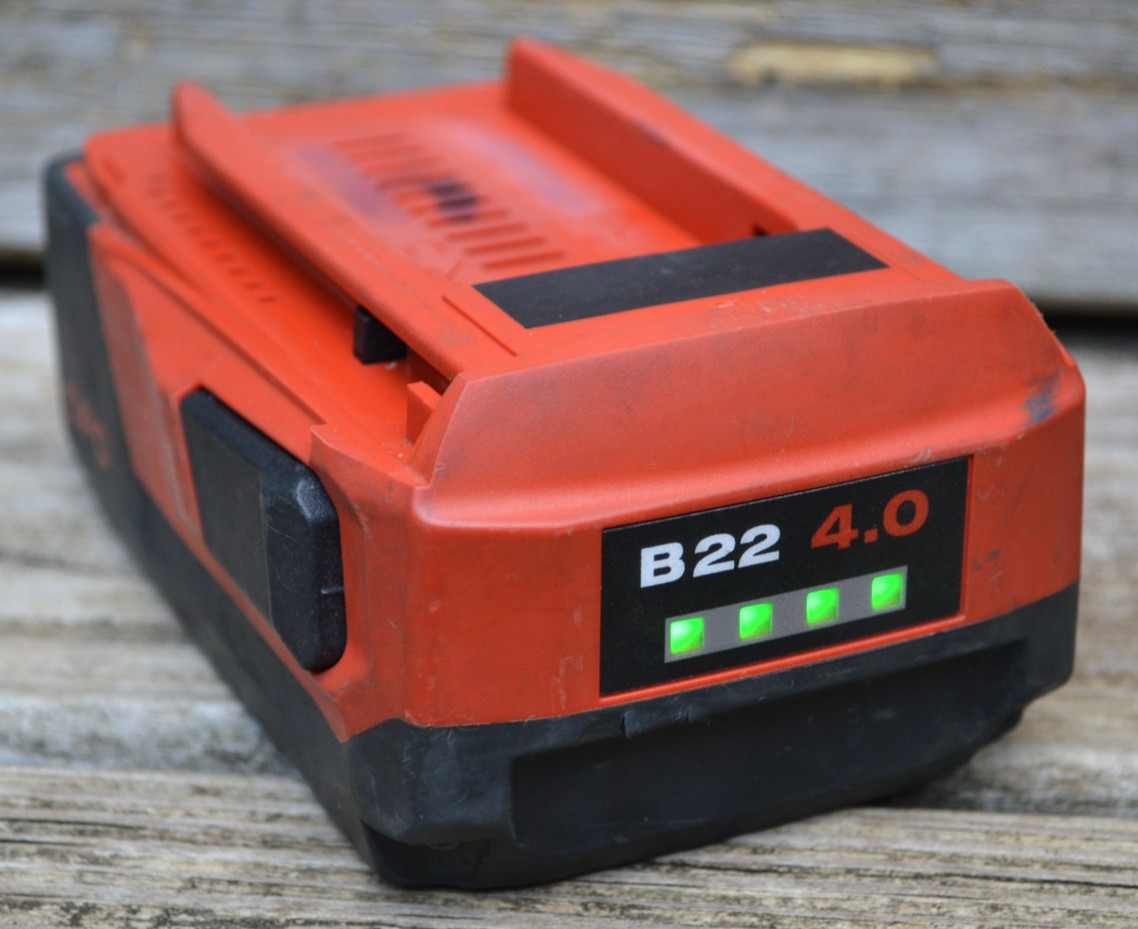 Genuine Hilti B22 4.0 Lithium-Ion 21.6 Volt Li-Ion Battery Pack–Great Condition