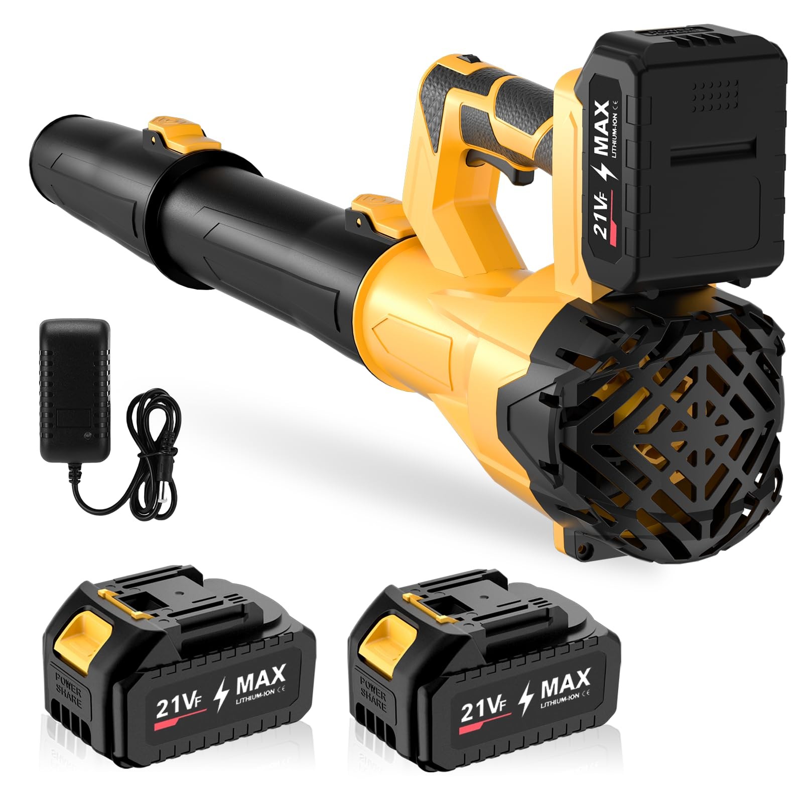 Cordless Leaf Blower 750CFM 200MPH – Electric Rechargeable Handheld Blower wi…