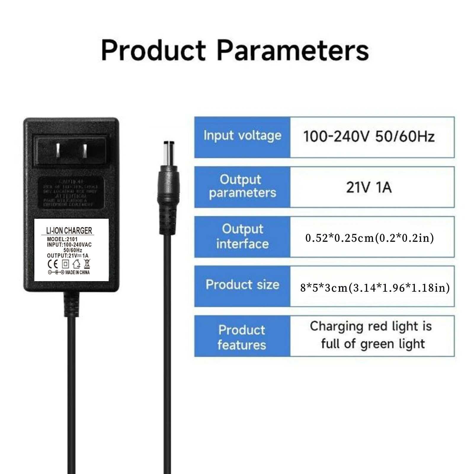 1x Universal Battery Charger Perfect Compation With Most 20V21V Power Tools