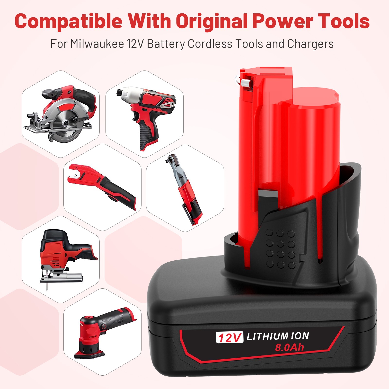 FOR MILWAUKEE FOR M18 12.0AH 6.0AH 18V CAPACITY BATTERY DUAL CHARGER 48-11-1850