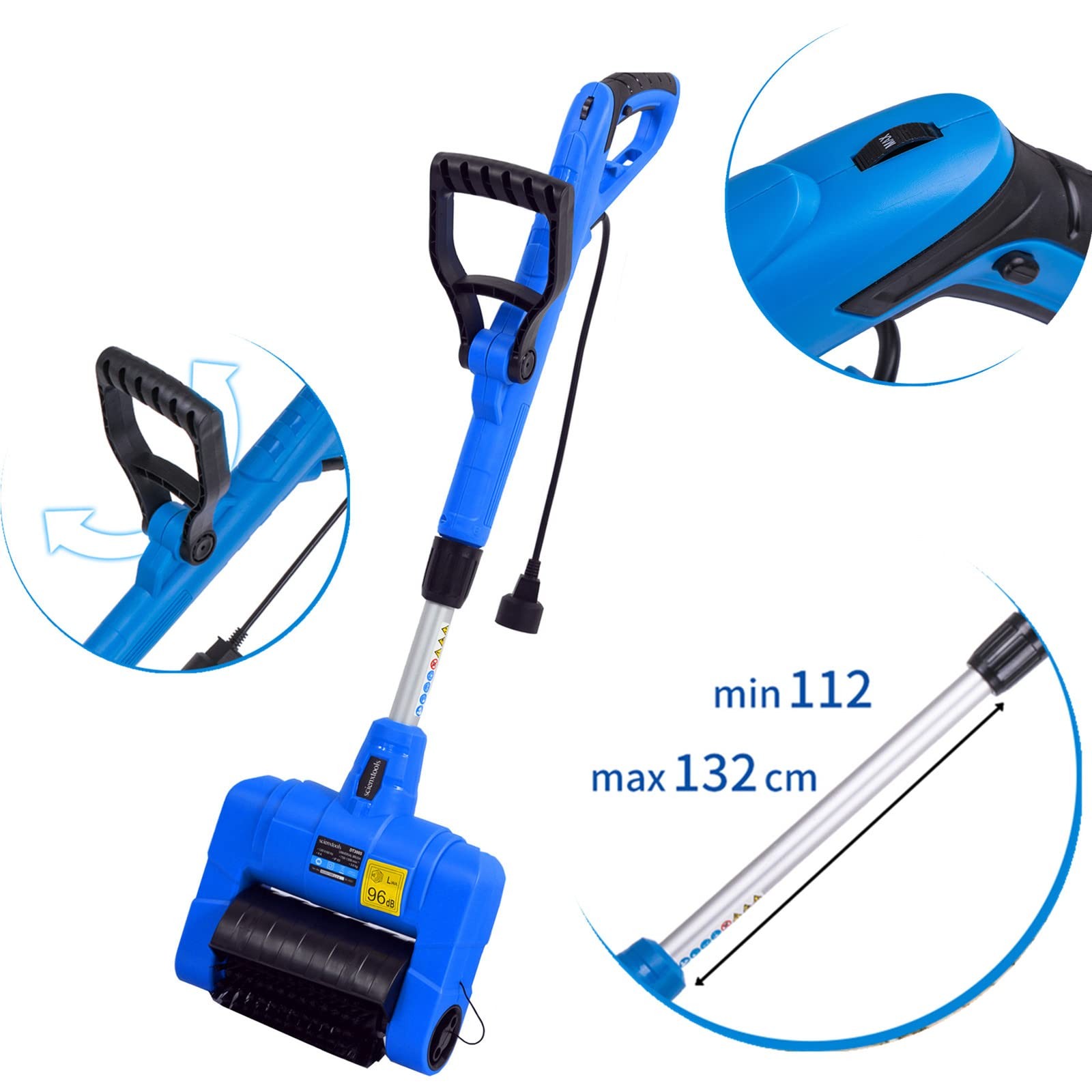 SICENXTOOLS Grout Cleaner for Tile Floors Electric Cleaner Machine Tile cleaner