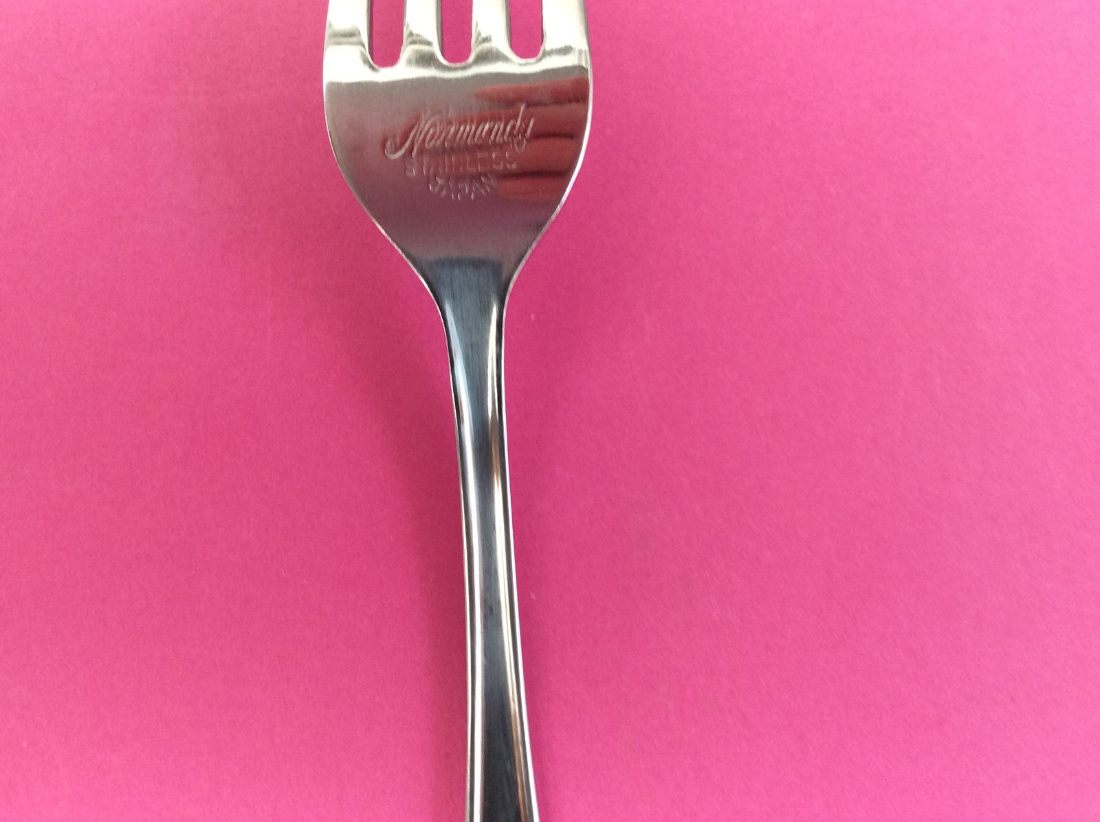 4 Unknown Mfg (looks like MSI) NORMANDY Stainless Salad Forks (Japan)