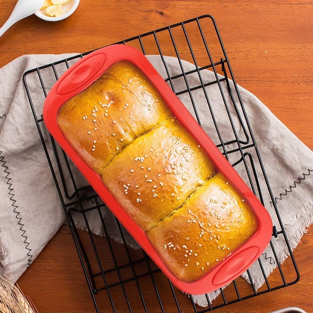 Large Capacity Nonstick Silicone Baking Pans – Set of 2 for All Your Needs