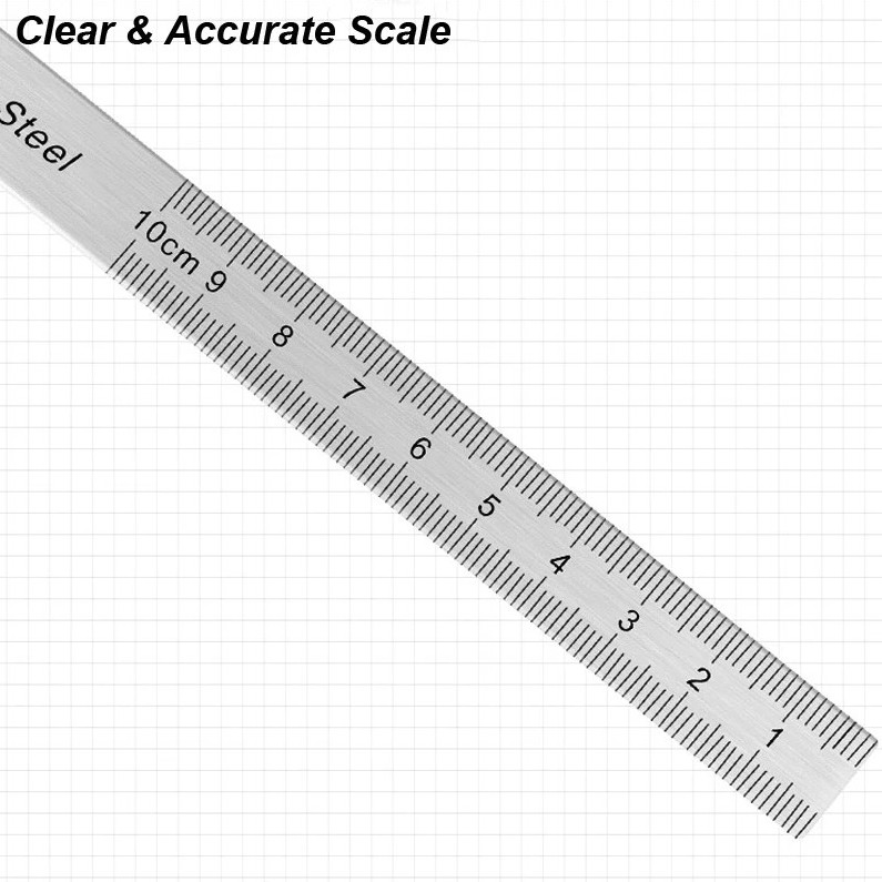 1pc Stainless Steel Angle Meter Protractor Ruler 180° Gauge Tool – NEW