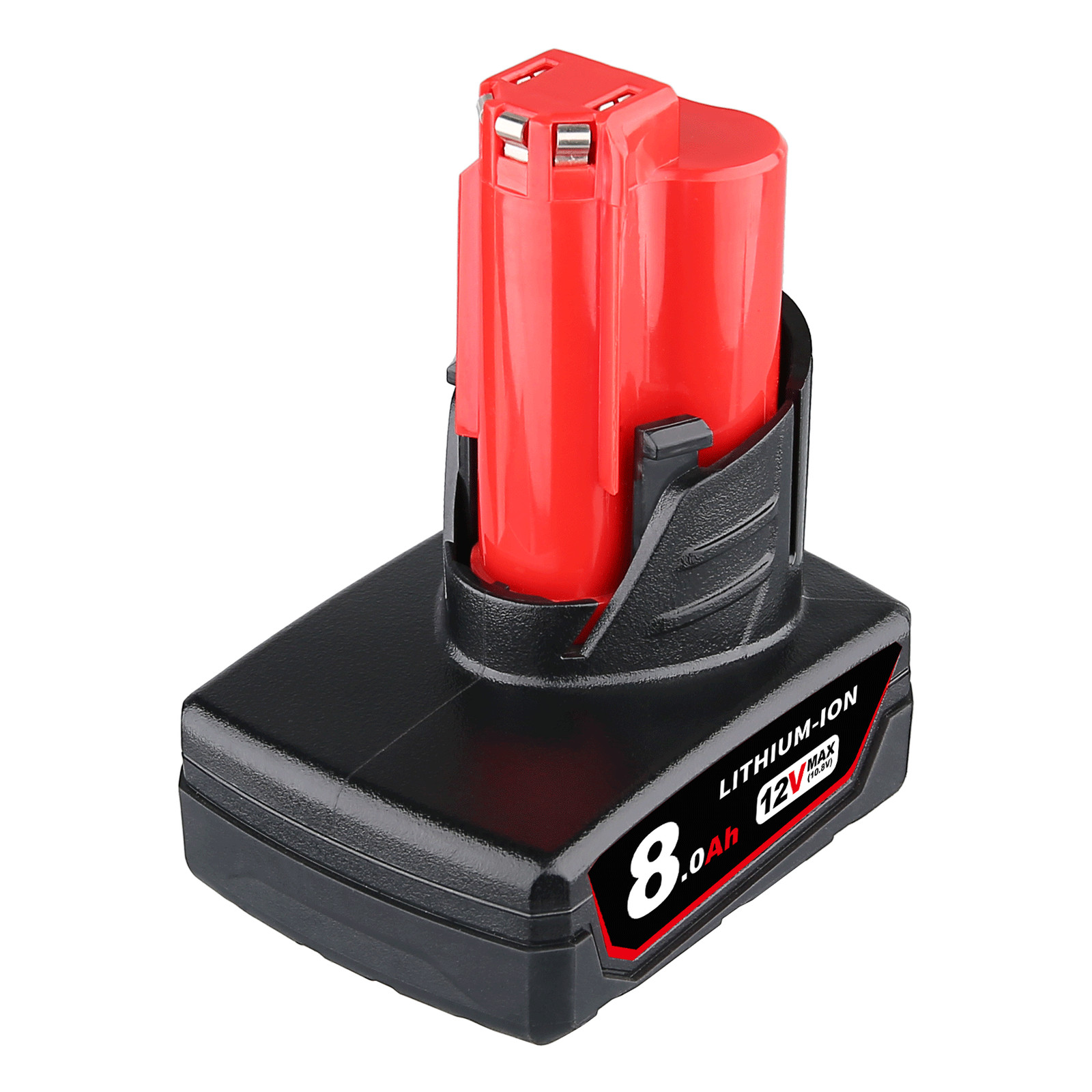 2Pack For Milwaukee For M12 Battery LITHIUM Extended Capacity 48-11-2460 8000mAh