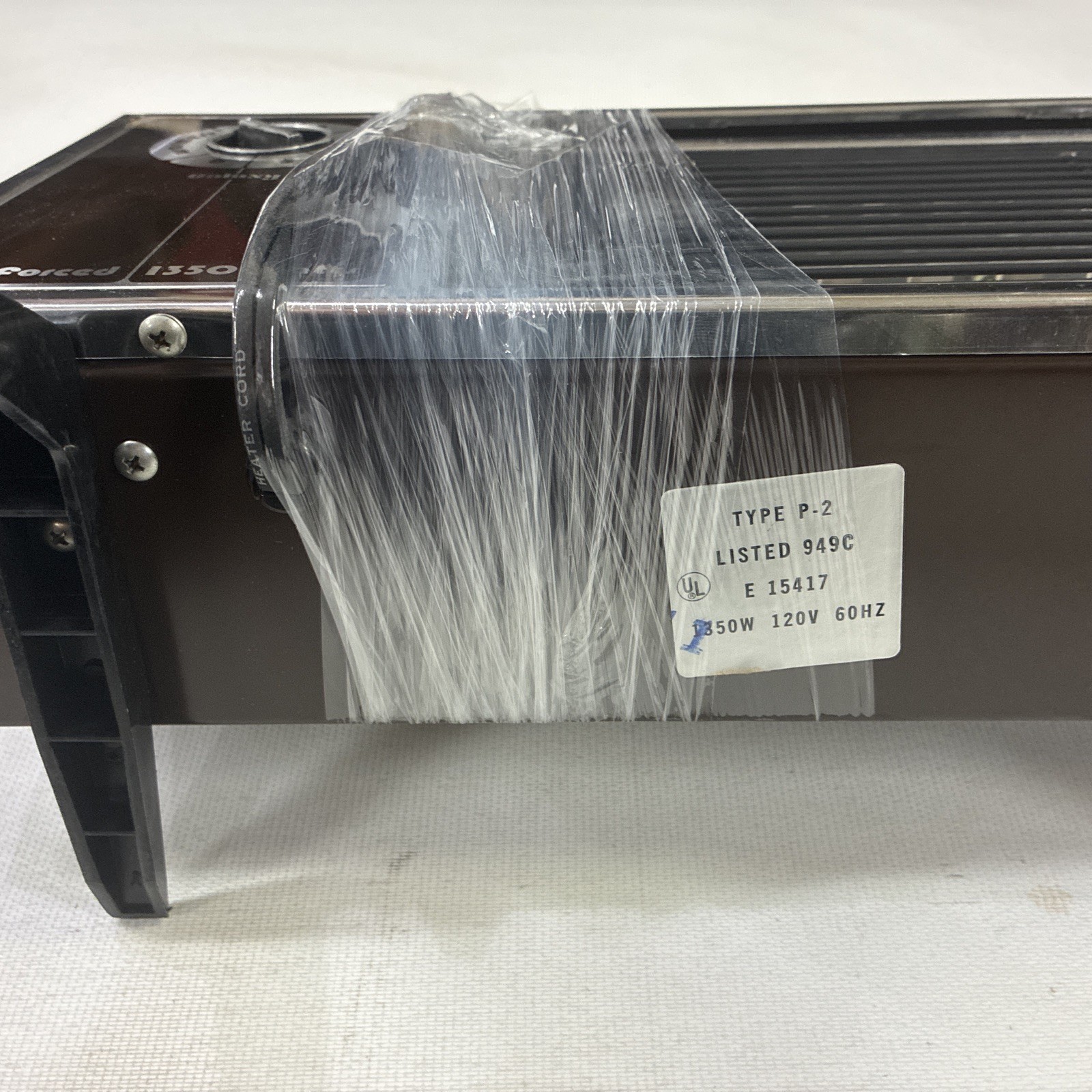 Vintage Galaxy Portable Electric Heater 1350 Watt