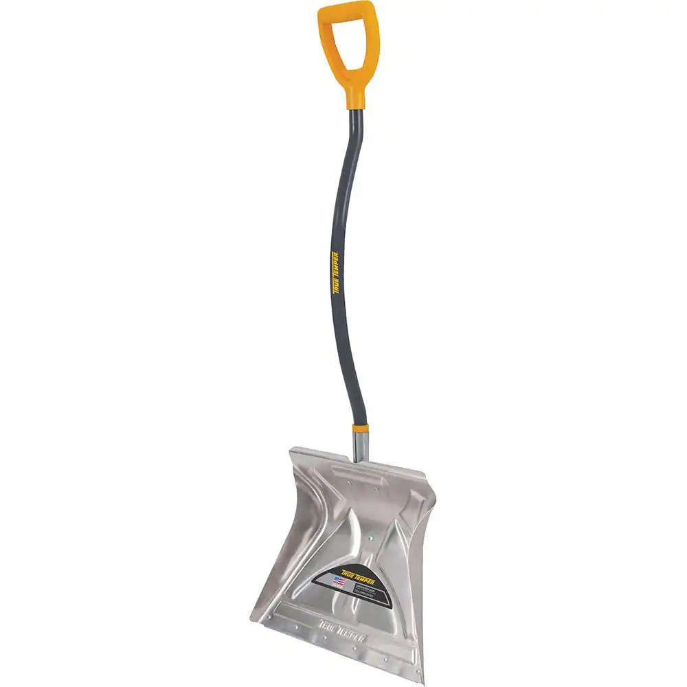 20 In. Aluminum Combo Blade Snow Shovel 20 in Wide Blade Pushes and Shovels Snow