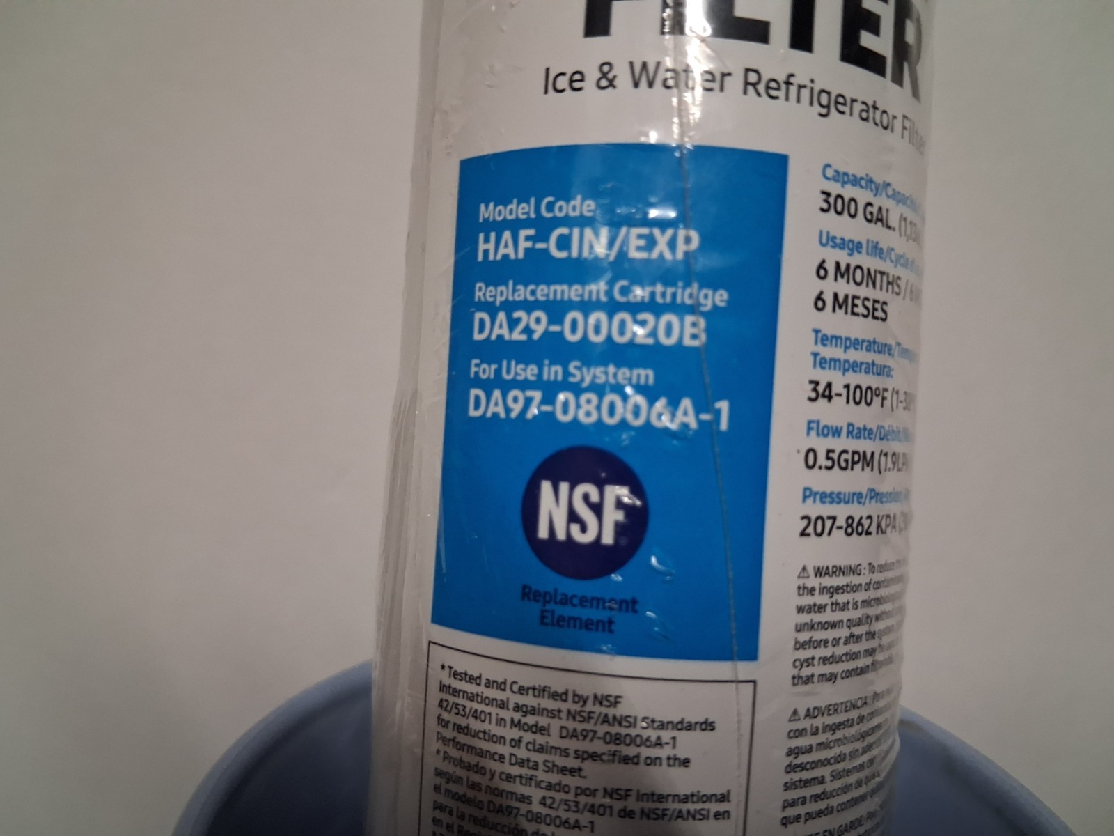 1 SAMSUNG – DA2900020B2P Water Filter with free projet source filter