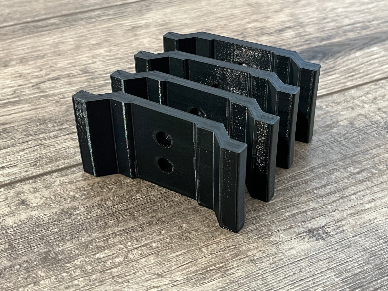 8 Pack – Battery Holder Wall Mount Shelf For EGO 56V – 3D Printed